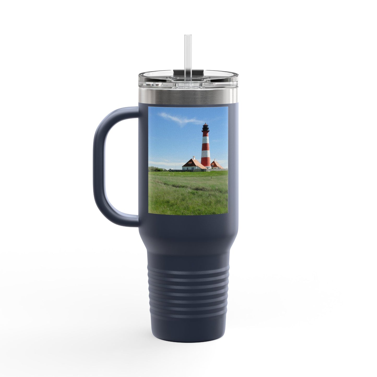 Scenic Insulated Travel Mug, 40oz | Perfect for Coffee Lovers, Outdoor Adventures, Travel Gifts, Eco-Friendly Sippers, Beach Days