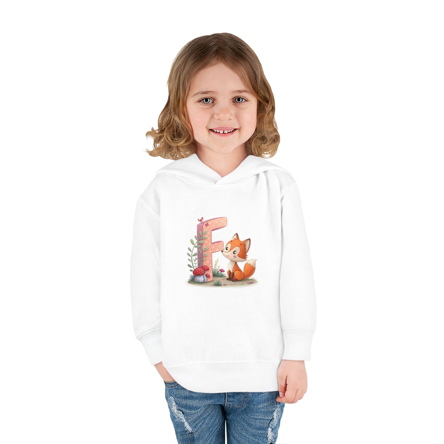 Cute Toddler Fox Hoodie, Fleece Pullover for Kids, Perfect Gift for Birthdays, Baby Showers, or Everyday Wear