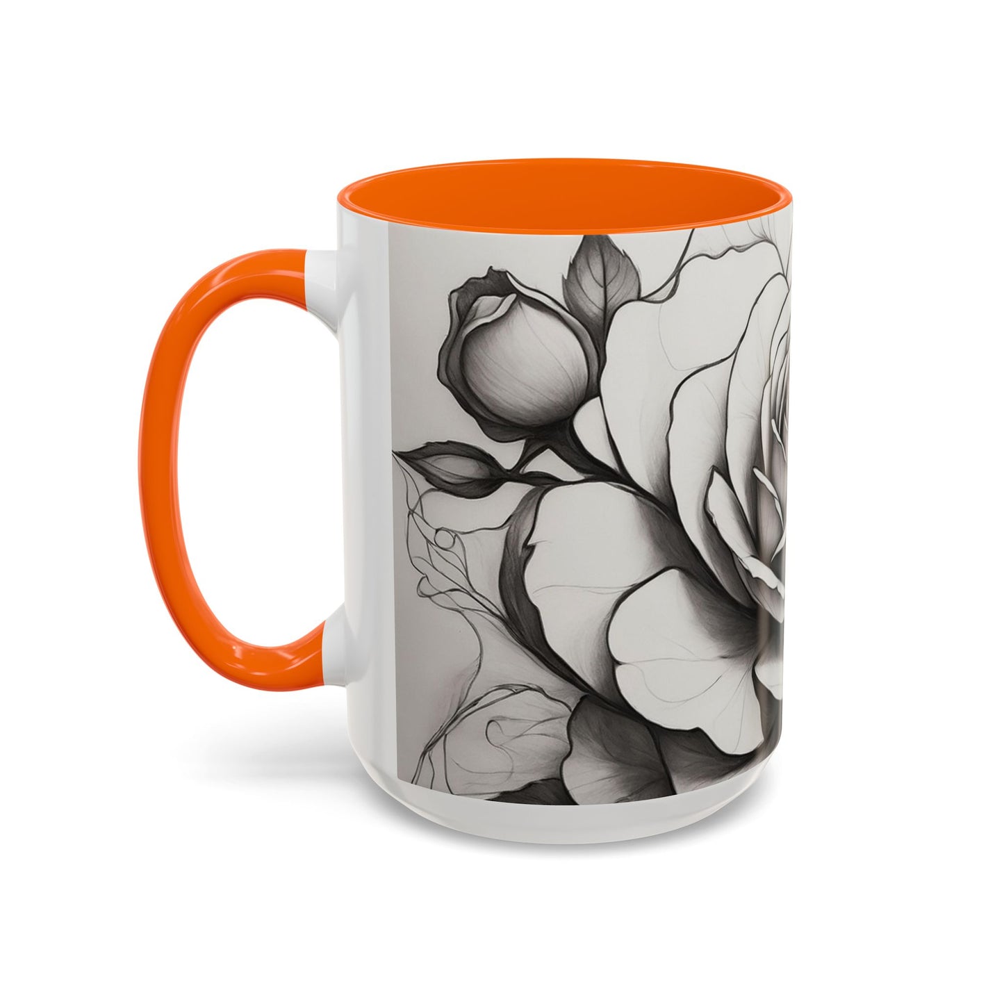 Elegant Floral Coffee Mug - Perfect Gift for Flower Lovers, Mother's Day, Birthdays, Home Decor, Office Use