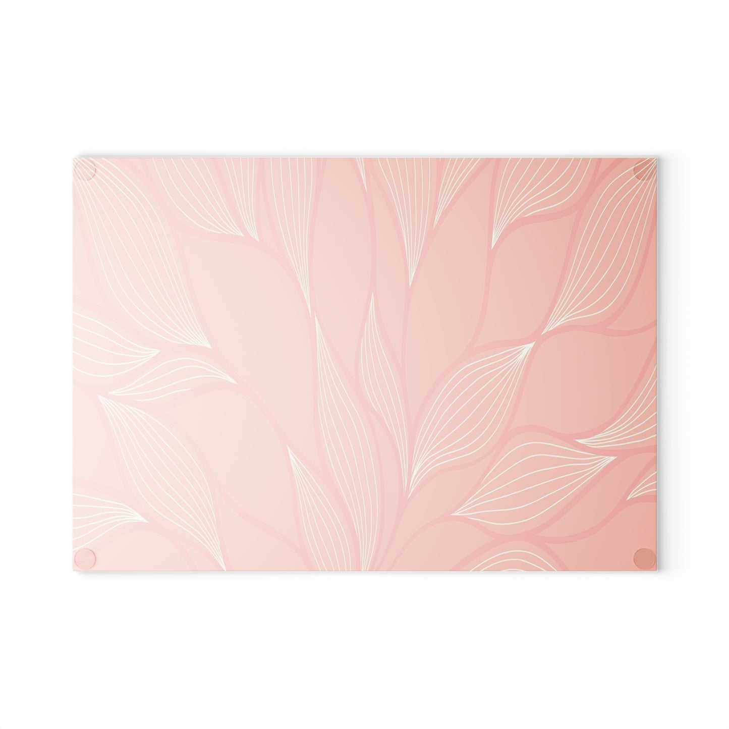 Elegant Floral Design Glass Cutting Board - Perfect for Weddings, Housewarming, or Any Culinary Enthusiast