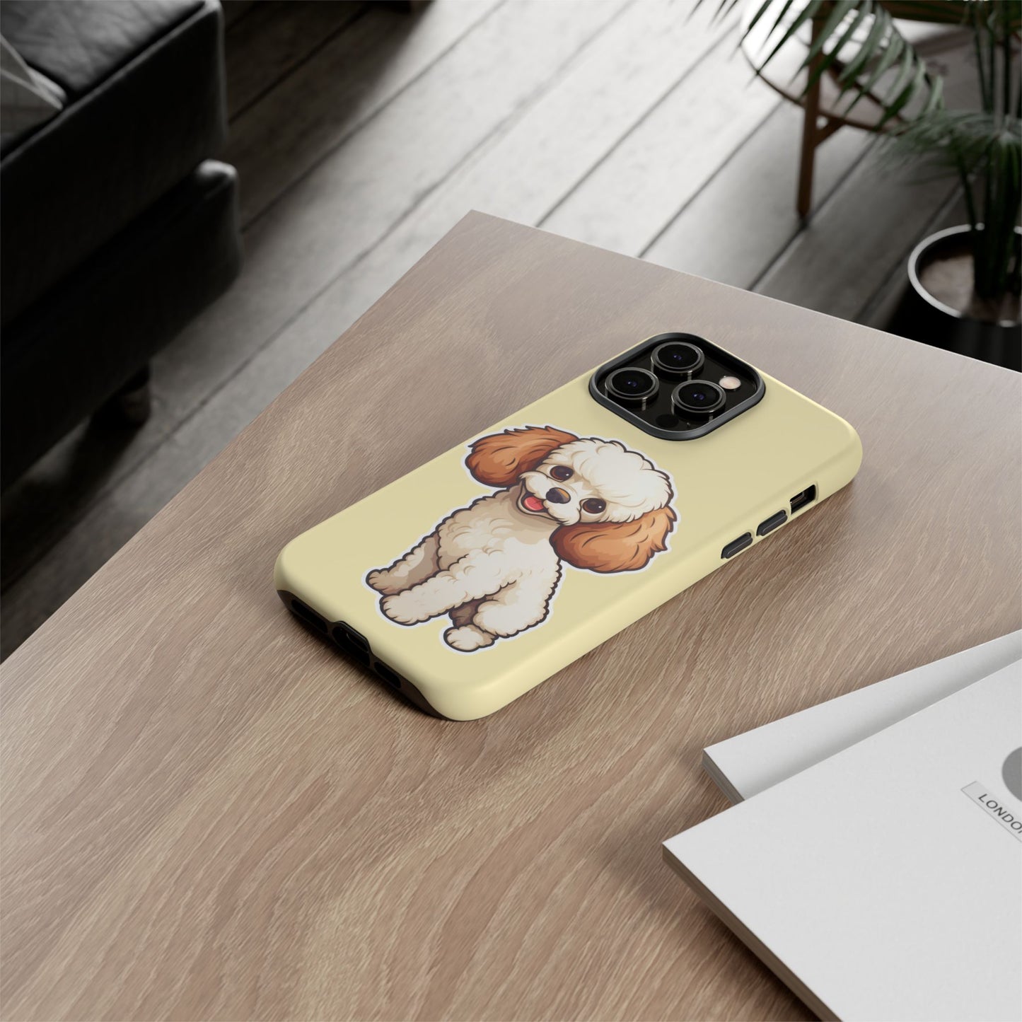 Cute Dog Phone Case, Pet Lover Gift, Custom Phone Cover, Cartoon Dog Case, Durable Phone Accessory