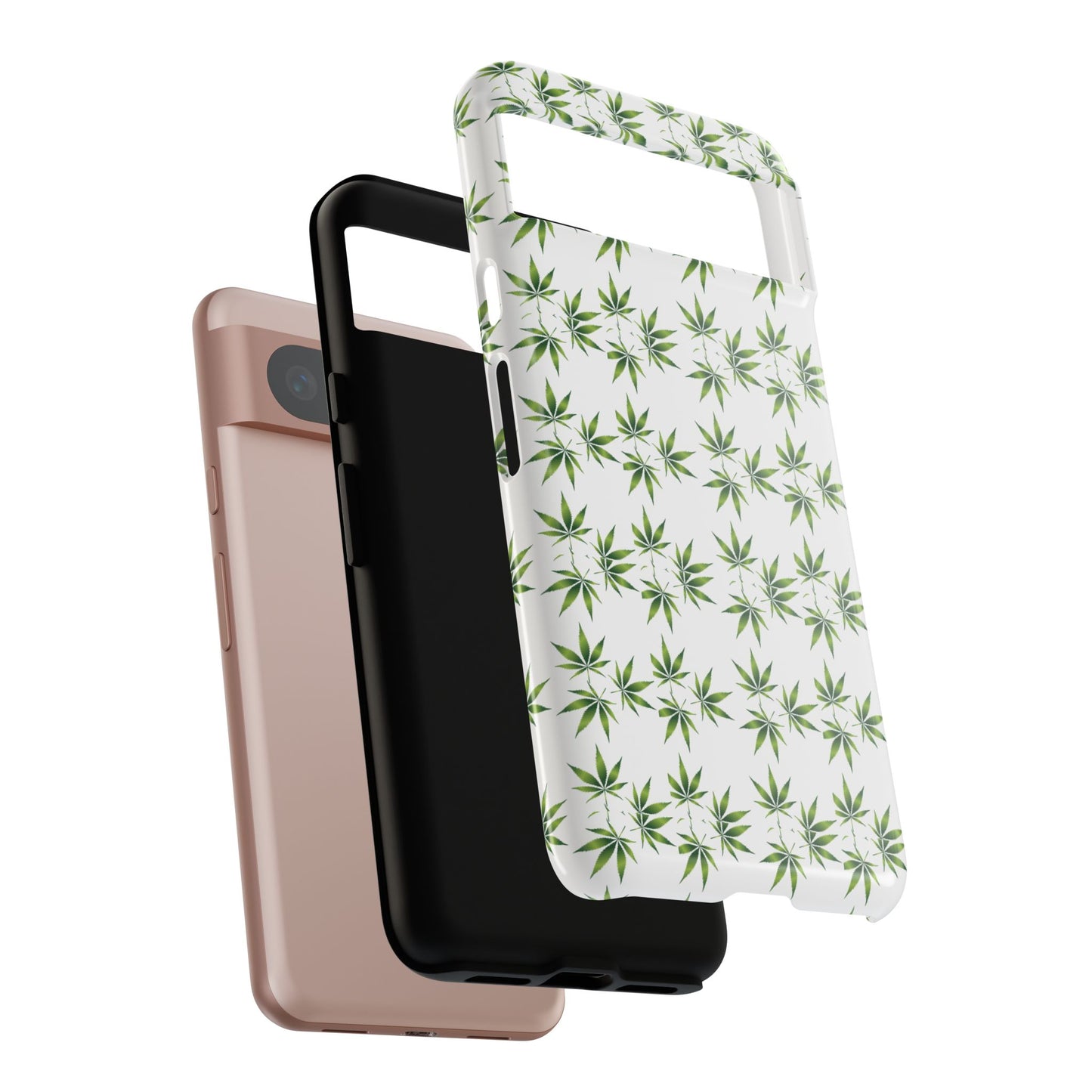 Stylish Phone Case with Cannabis Leaf Design, Durable Phone Cover, Gift for Stoner Friends, Unique Phone Accessory, Nature-Inspired Design