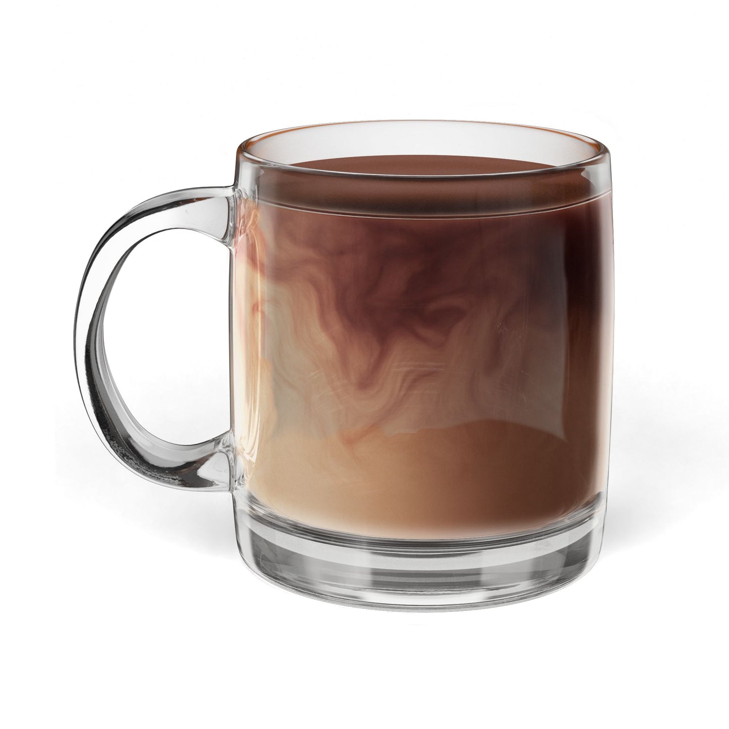 Personalized Engraved Glass Coffee Mug |Letter C