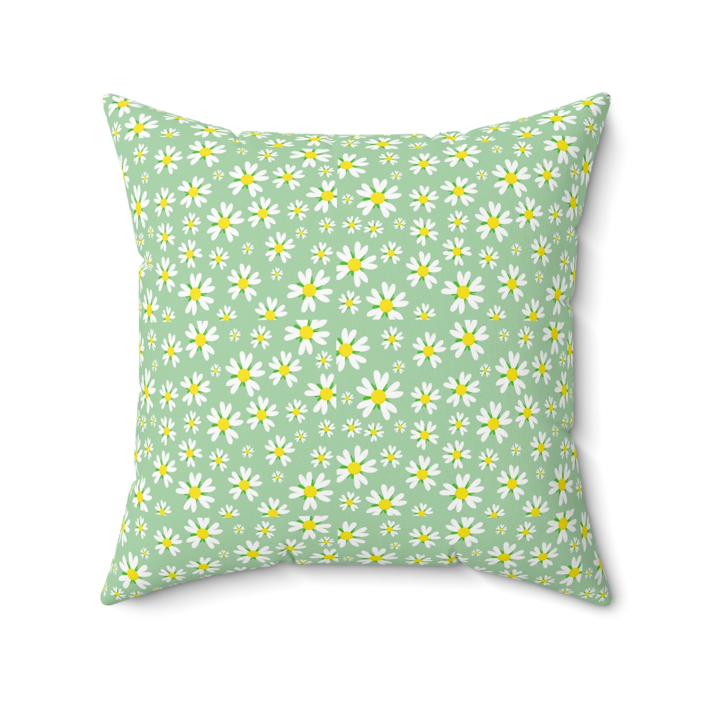 Spring Floral Square Pillow, Cozy Home Decor, Flower Accent Pillow, Gift for Garden Lovers, Living Room Cushion