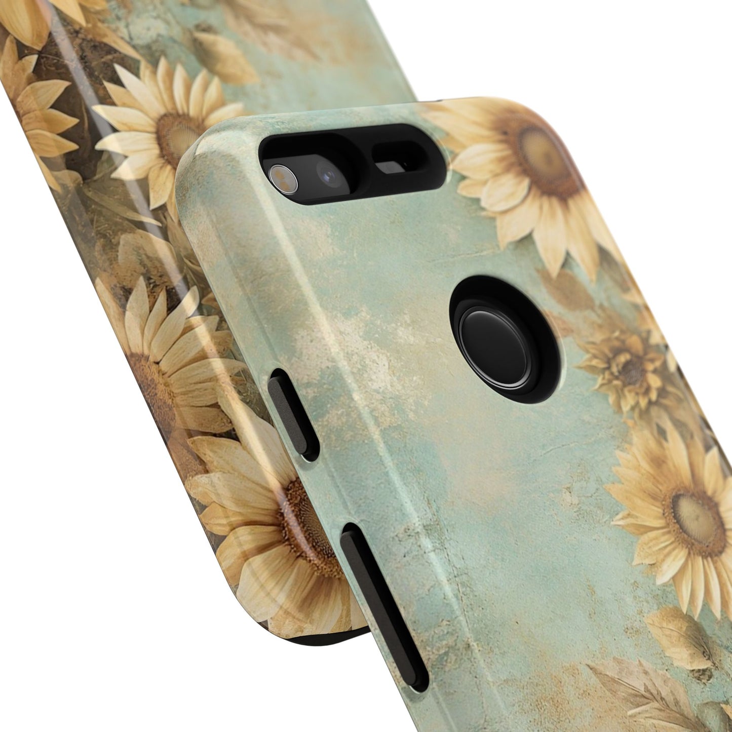 Sunflower Phone Case, Tough Shell Floral Cover, Nature Inspired Gift, Durable Protective Case, Perfect for Spring and Summer