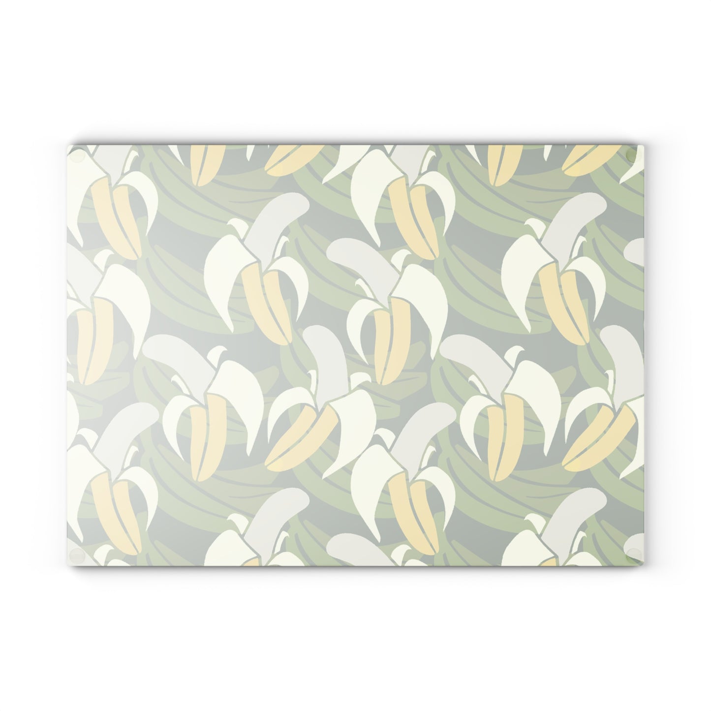 Banana Leaf Glass Cutting Board - Kitchen Decor, Culinary Gift, Fun Cooking Accessory, Unique Gift Idea, Eco-Friendly Kitchenware
