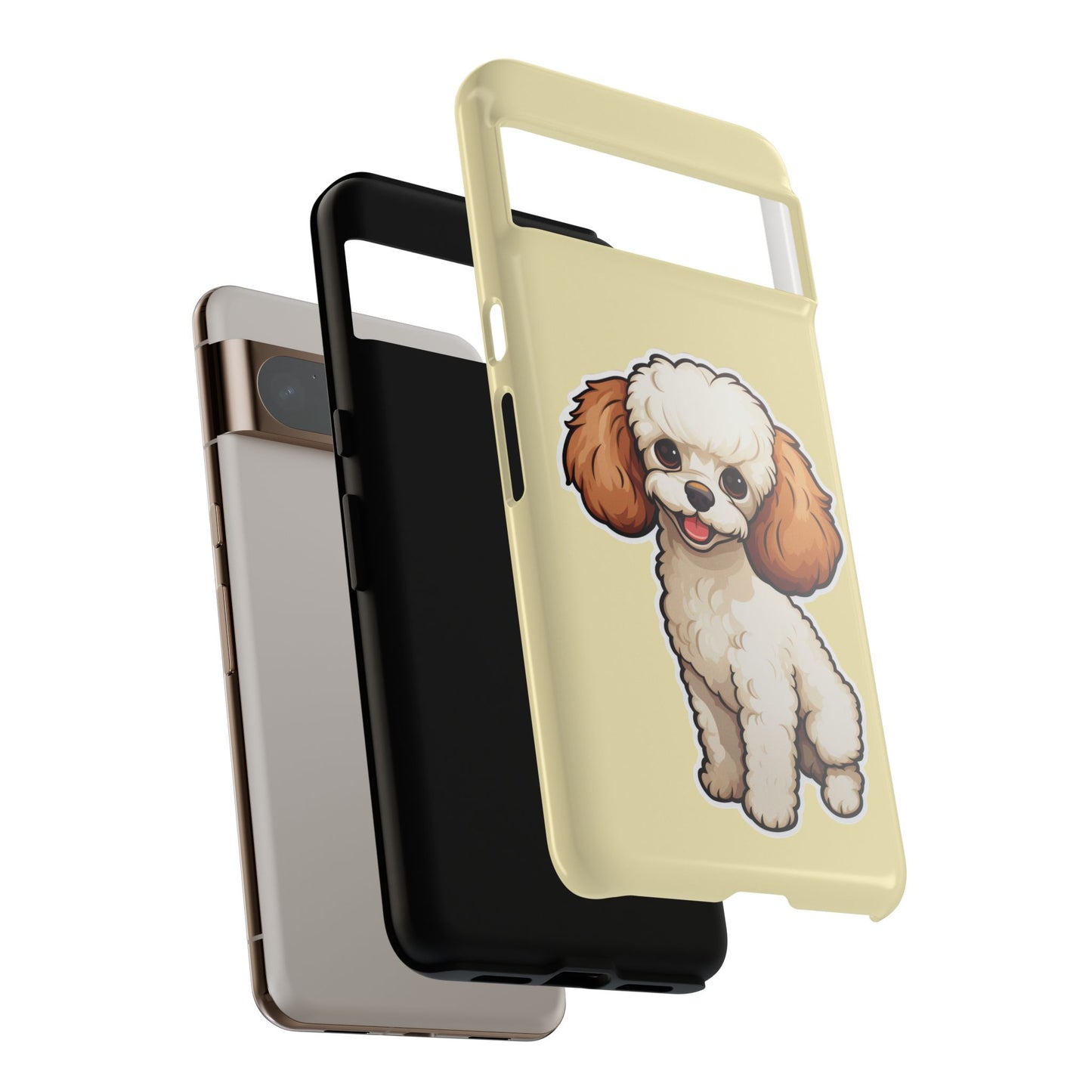 Cute Dog Phone Case, Pet Lover Gift, Custom Phone Cover, Cartoon Dog Case, Durable Phone Accessory