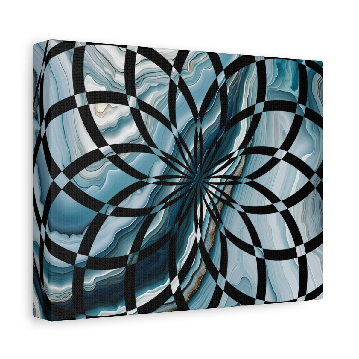 Abstract Geometric Art Canvas Print, Modern Wall