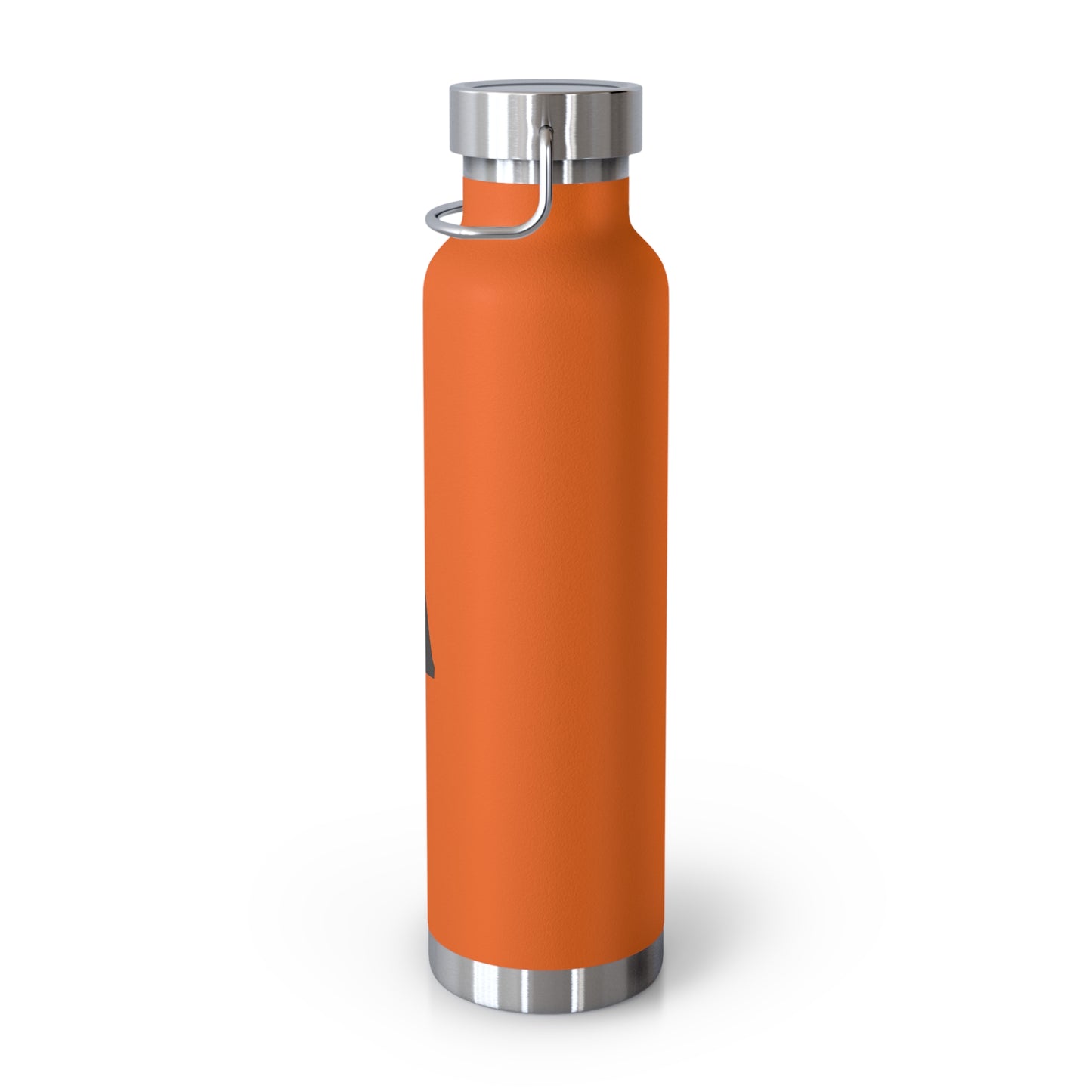 Personalized Copper Insulated Water Bottle, 22oz - Letter A