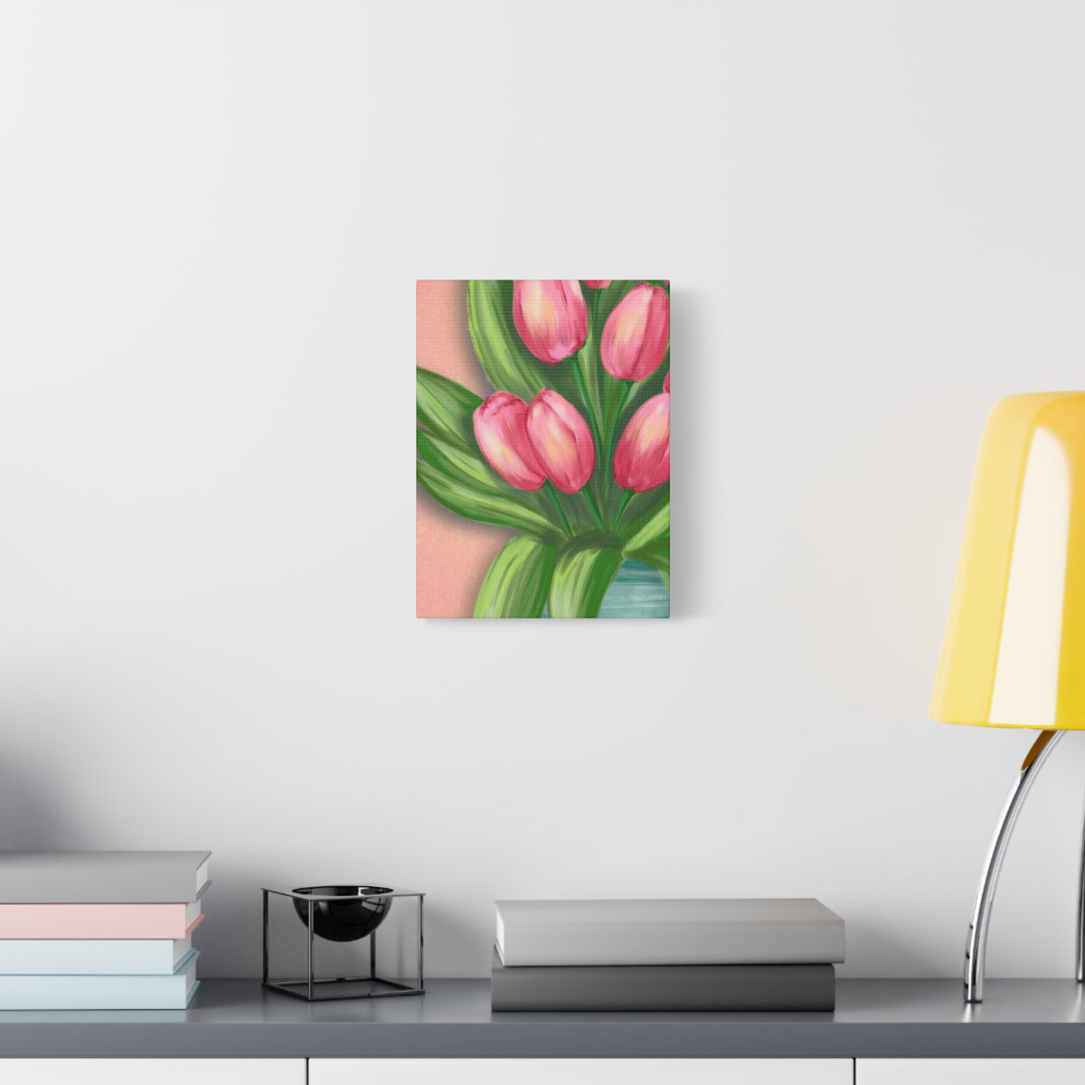 Matte Canvas, Stretched, 1.25" Tulips