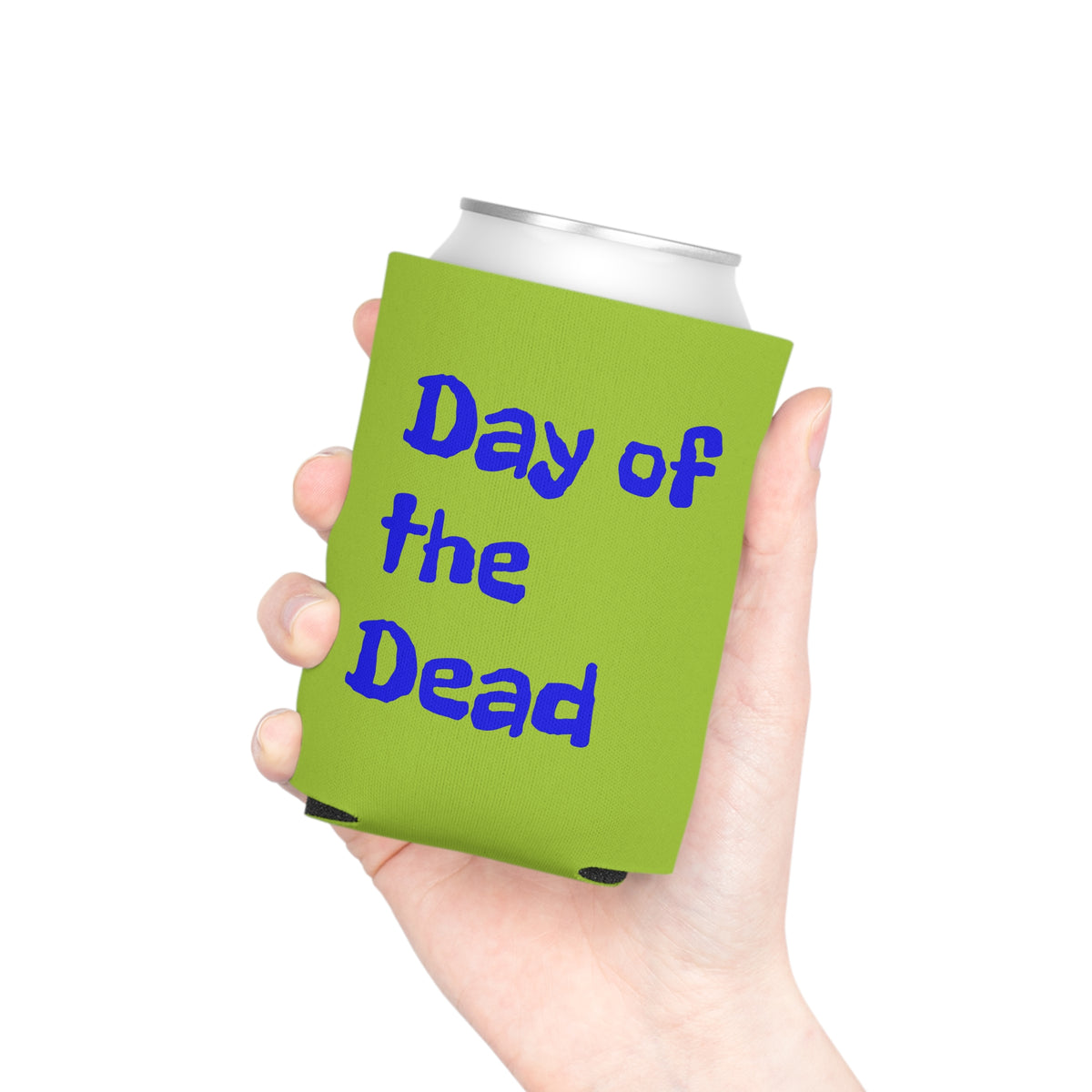 Day of the Dead Can Cooler, Fun Drink Holder, Party Favor, Fall Fiesta Gift, Halloween Accessory, Tecaltepec Celebration