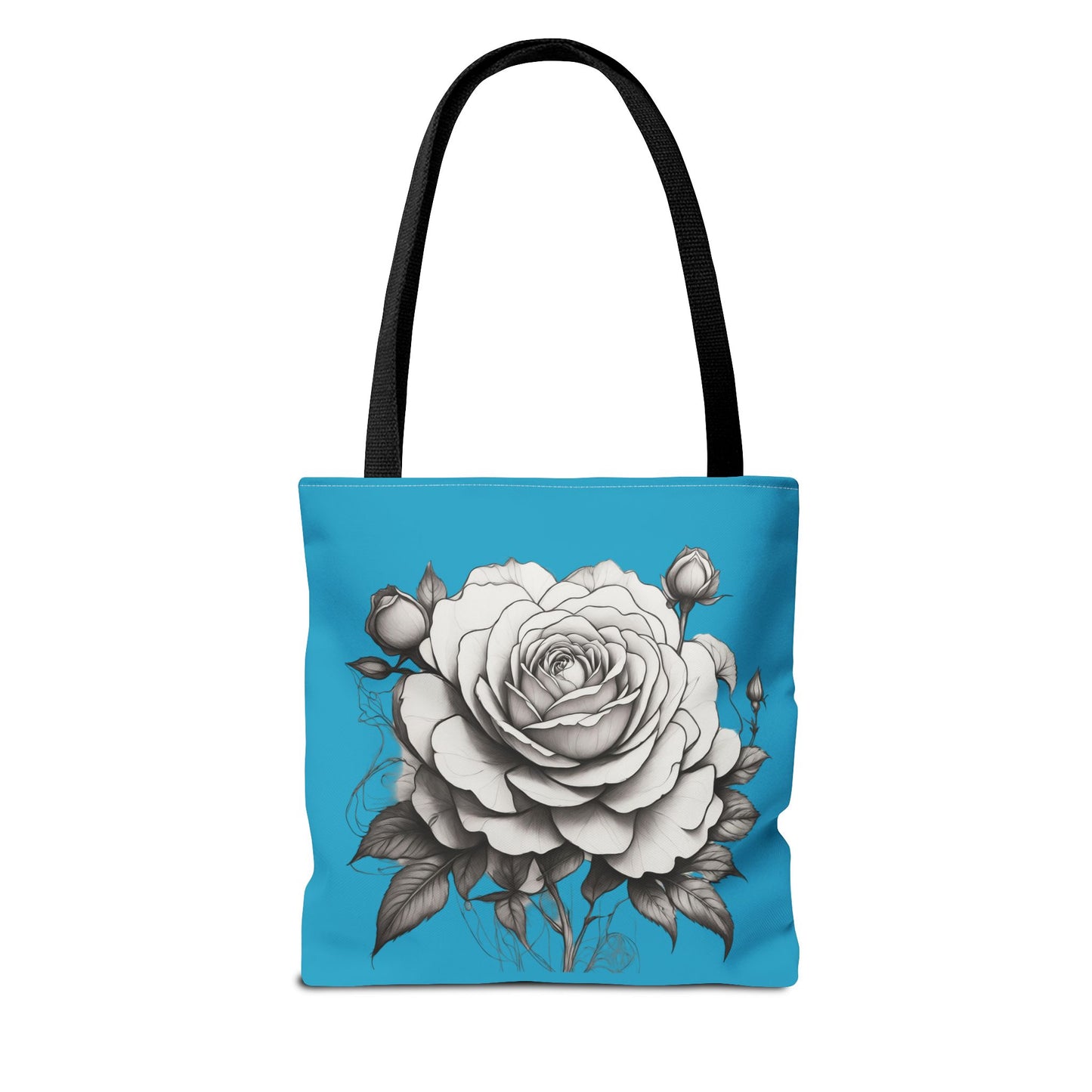 Elegant Floral Tote Bag with Roses, Chic Reusable Grocery Bag, Perfect Gift for Her, Stylish Handbag, Everyday Essentials