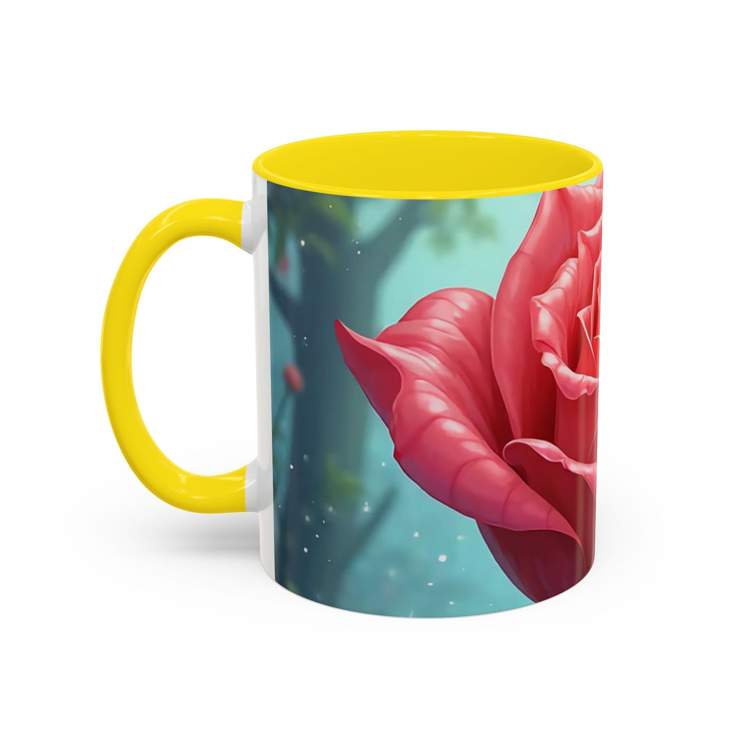 Elegant Rose Coffee Mug for Floral Lovers, Perfect Gift for Mother’s Day, Birthday, Home Decor, Garden Enthusiasts, Art Collectors