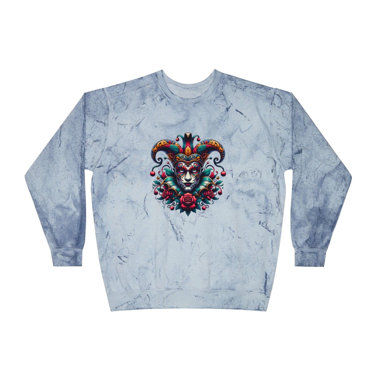 Vibrant Art-Inspired Unisex Sweatshirt, Colorful Crewneck