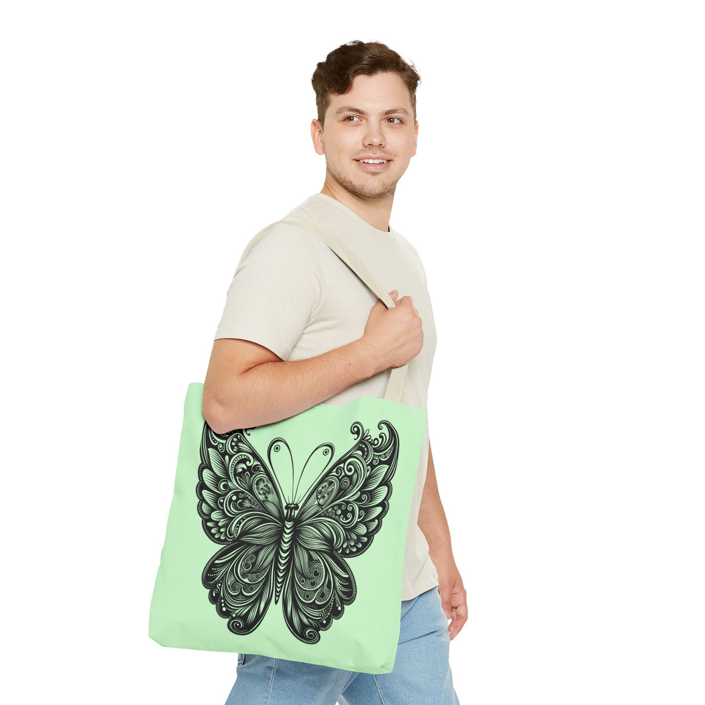 Butterfly Tote Bag | Stylish Eco-Friendly Bag, Nature Lover Gift, Shopping, Beach, Travel, Reusable, Spring Decor