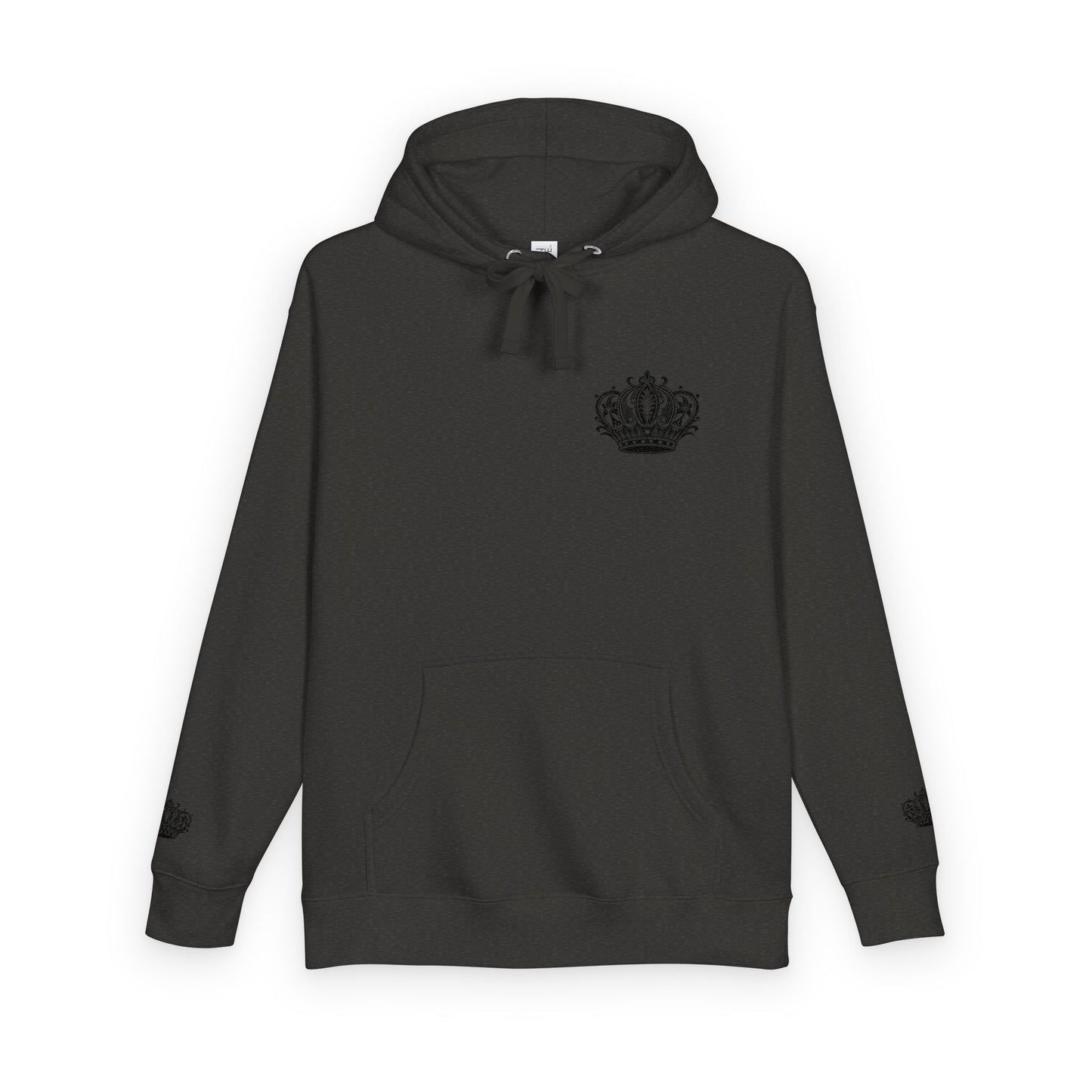 Crown Floral Unisex Fleece Hoodie | Cozy Streetwear, Perfect Gift for Him & Her, Autumn Fashion, Casual Wear, Trendy Outfit