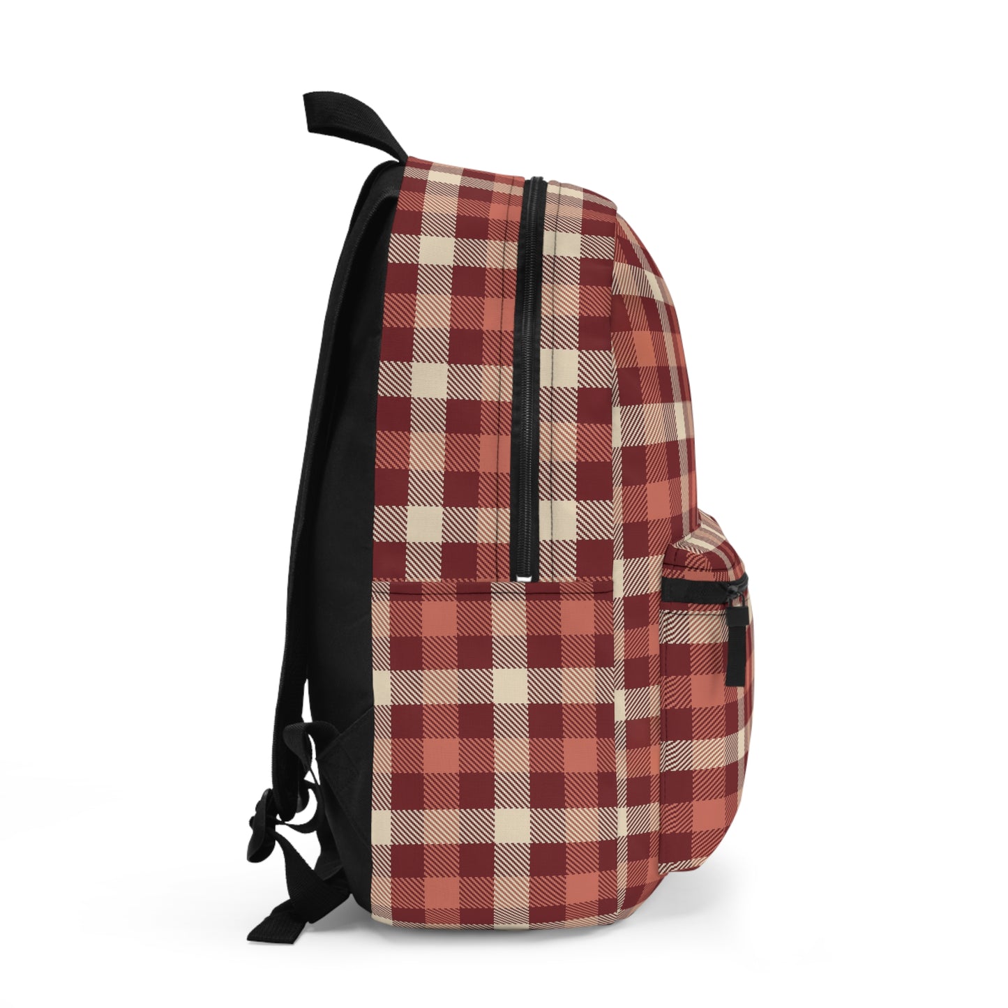 Rustic Plaid Backpack | Trendy School Bag, Stylish Weekend Backpack, Casual Travel Pack, Holiday Gift, Everyday Use