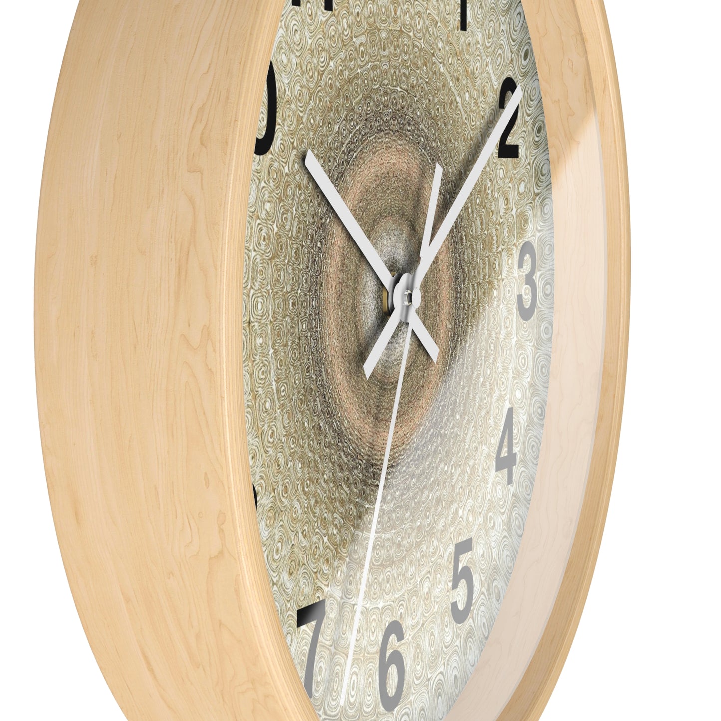 Elegant Textured Wall Clock, Modern Home Decor, Unique Gift for Housewarming, Minimalist Style, Timeless Design, Wall Art