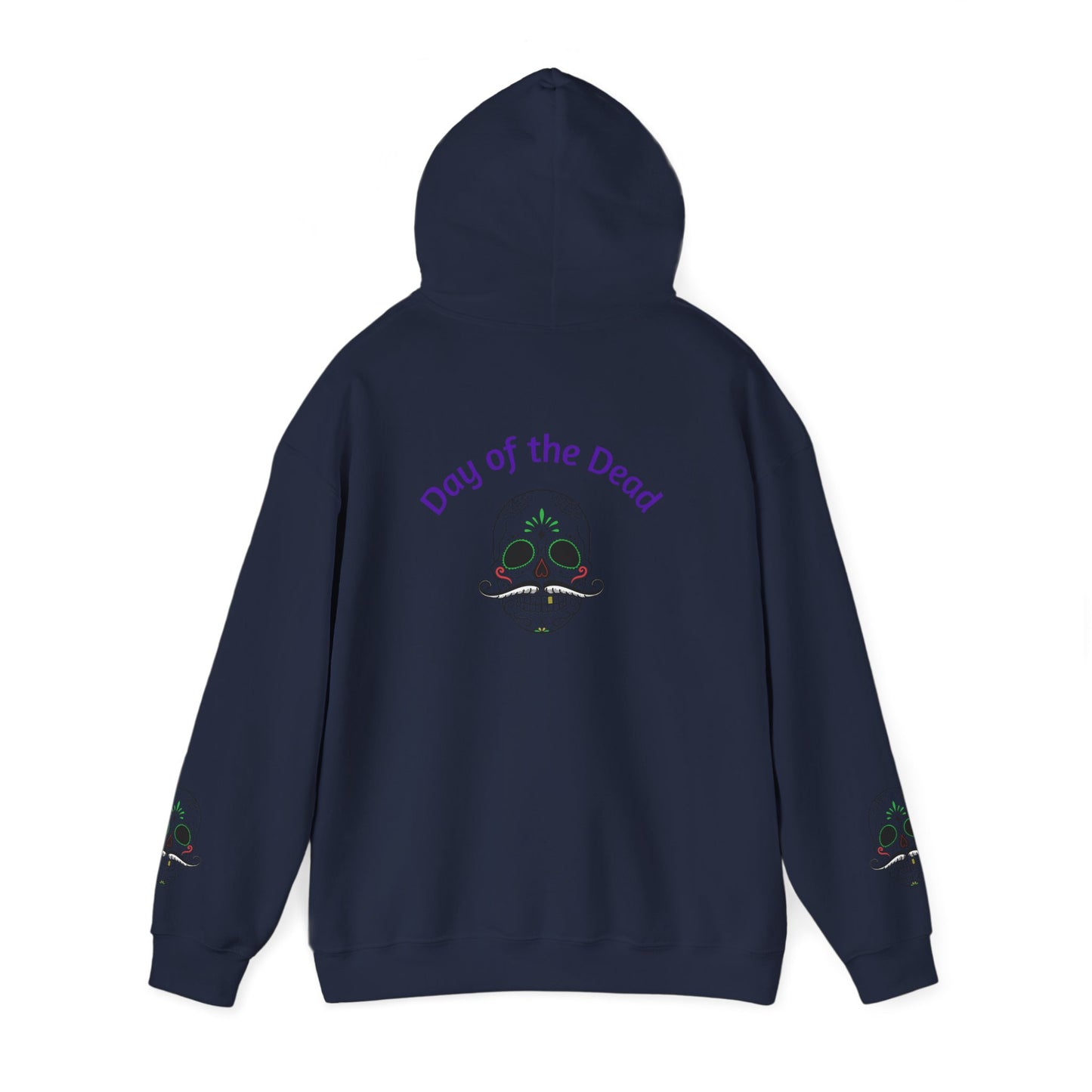 Day of the Dead Hoodie | Unisex Heavy Blend Sweatshirt, Skull Art, Mexican Holiday Apparel, Halloween Costume, Festival Gear