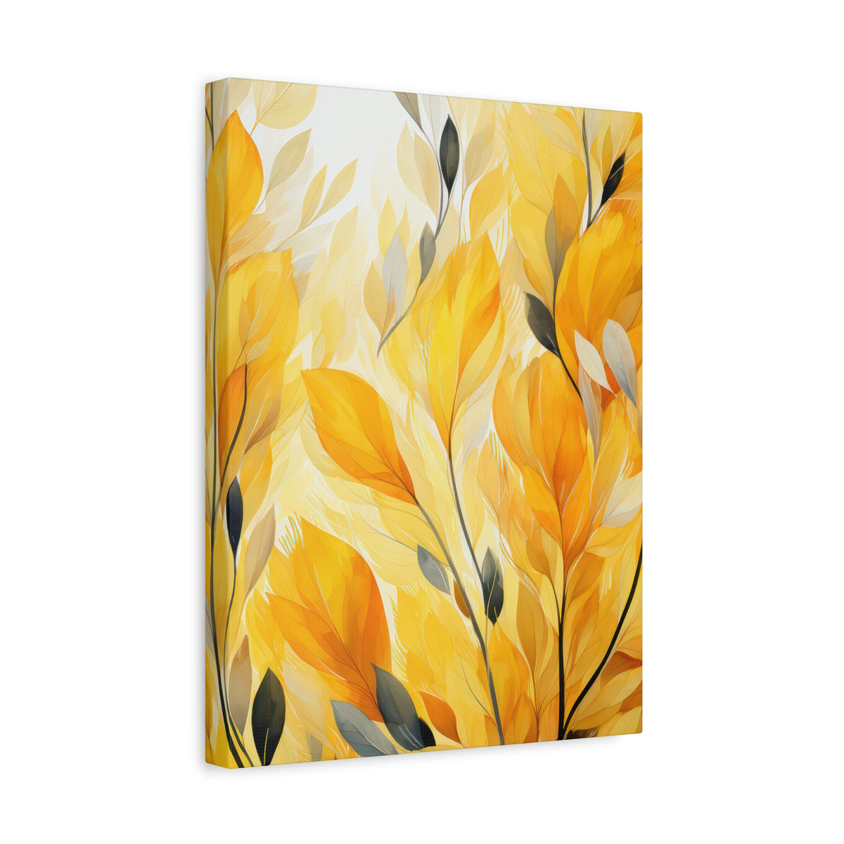 Gorgeous Yellow Matte Canvas Art Print, Stretched, 1.25"
