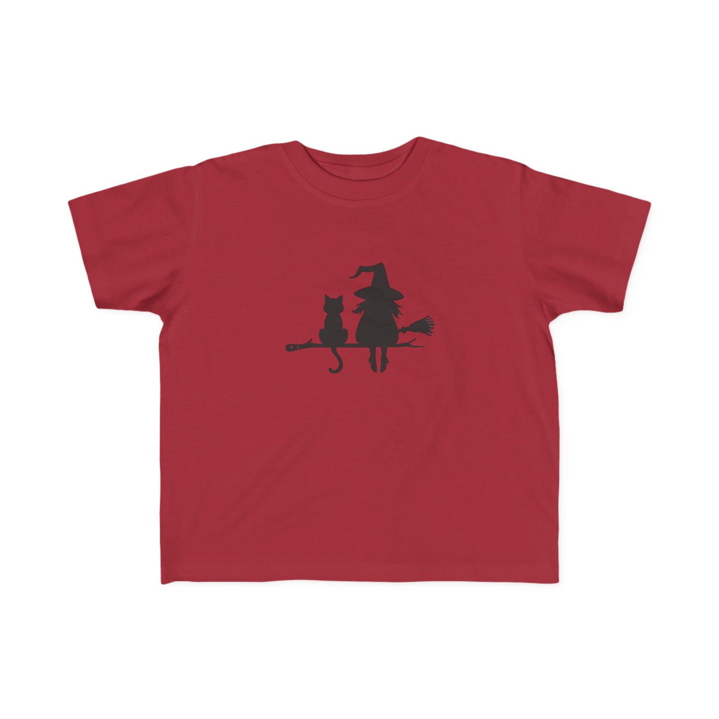 Toddler Witch and Cat Tee | Halloween T-Shirt, Kids Graphic Tee, Witch Shirt, Toddler Costume, Fall Apparel
