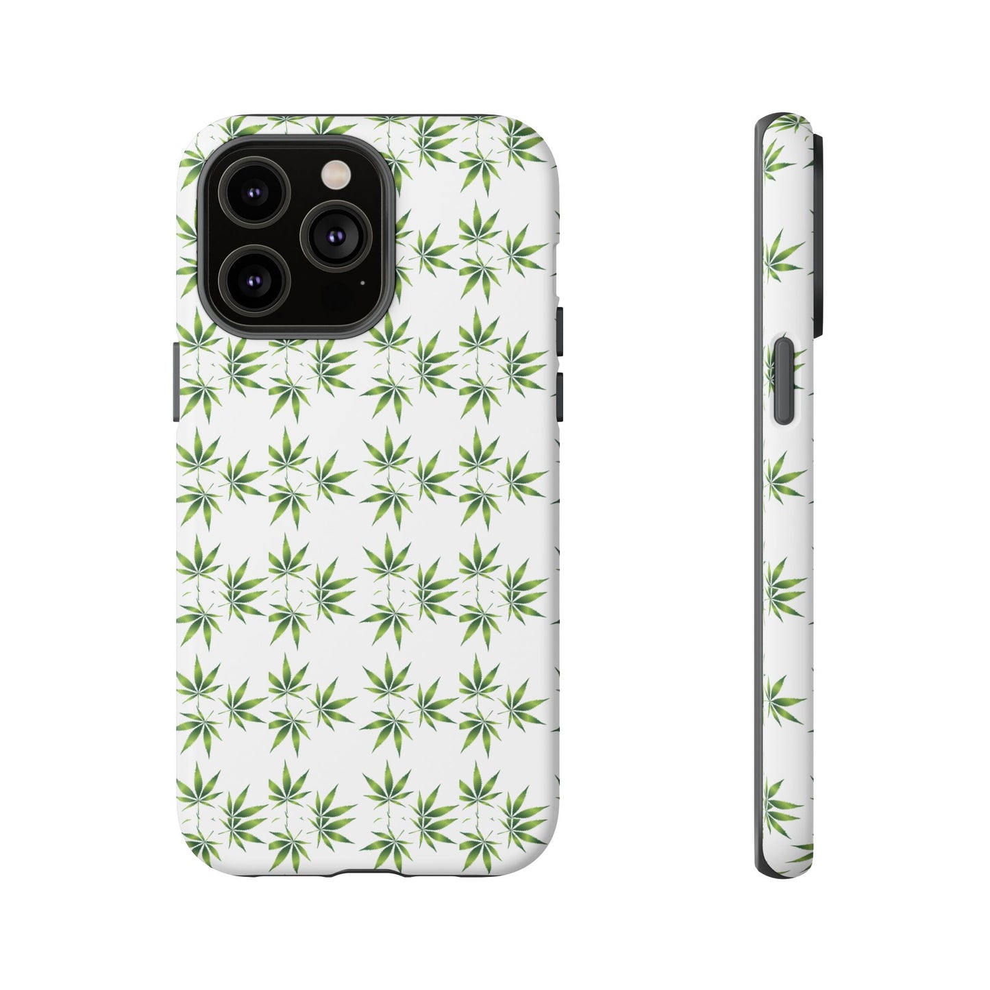 Stylish Phone Case with Cannabis Leaf Design, Durable Phone Cover, Gift for Stoner Friends, Unique Phone Accessory, Nature-Inspired Design