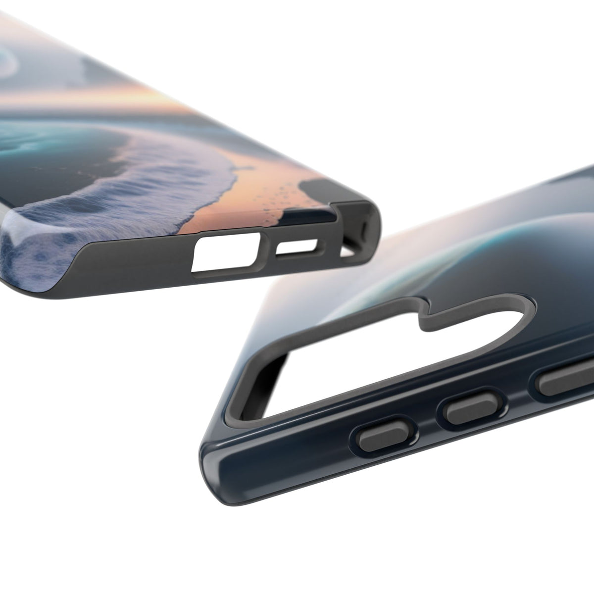Galaxy Ocean Phone Case — Surreal Planet Beach Tough Case