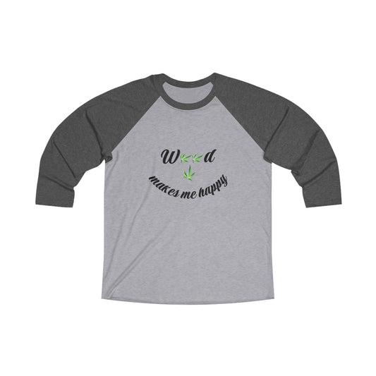 Unisex Tri-Blend 3\4 Raglan Tee