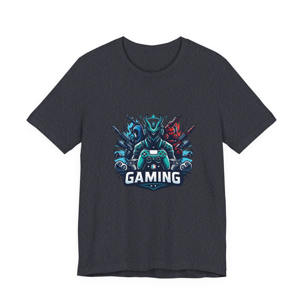 Gaming Controller Emblem Tee — Esports Gamer Graphic T-Shirt