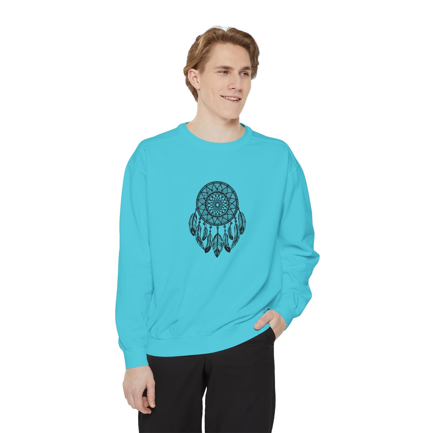 Dreamcatcher Sweatshirt for Cozy Vibes, Perfect Gift for Boho Lovers, Casual Outfits, Fall Style, Relaxing Days