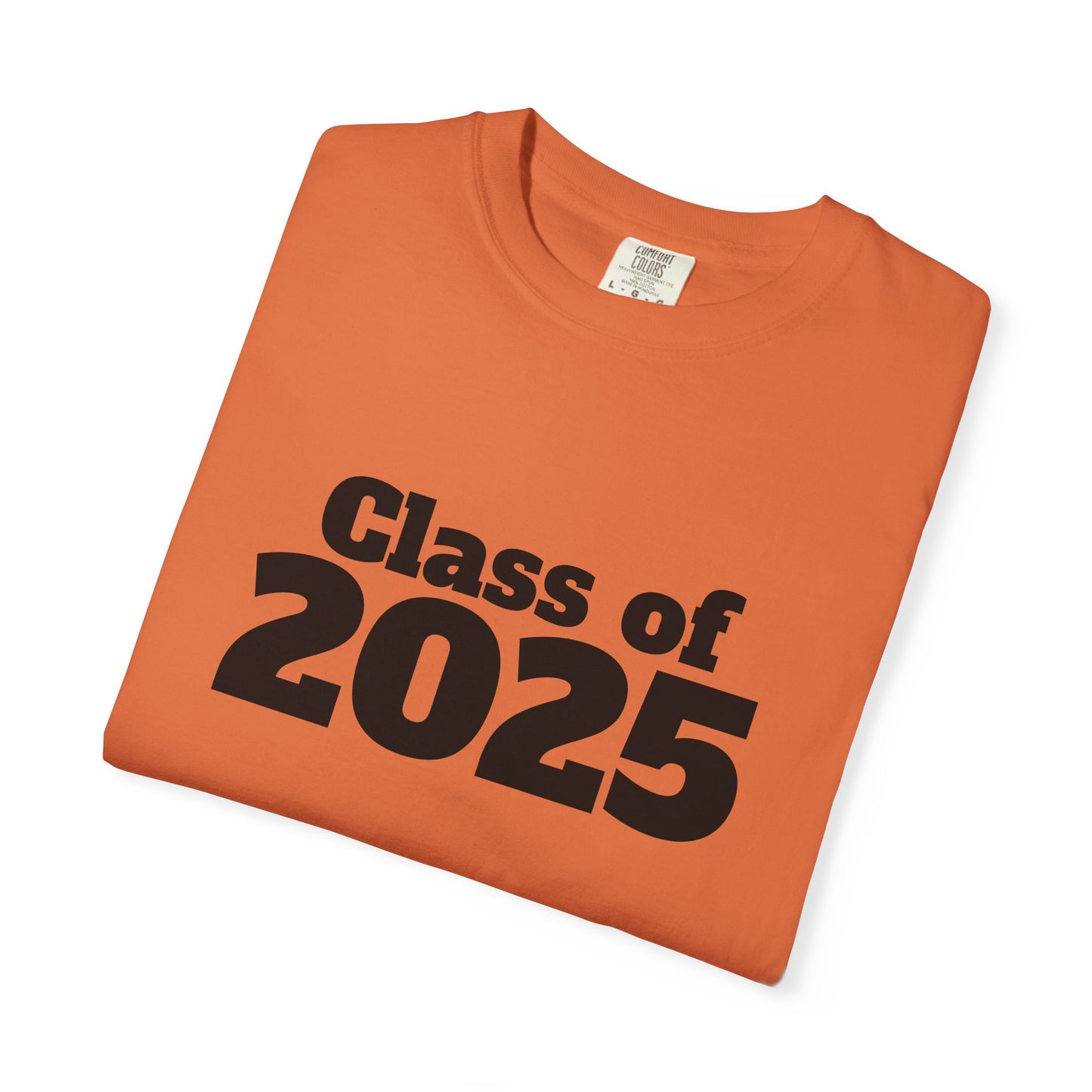 Class of 2025 Unisex Garment-Dyed T-Shirt, Graduation Gift, Back to School Tee