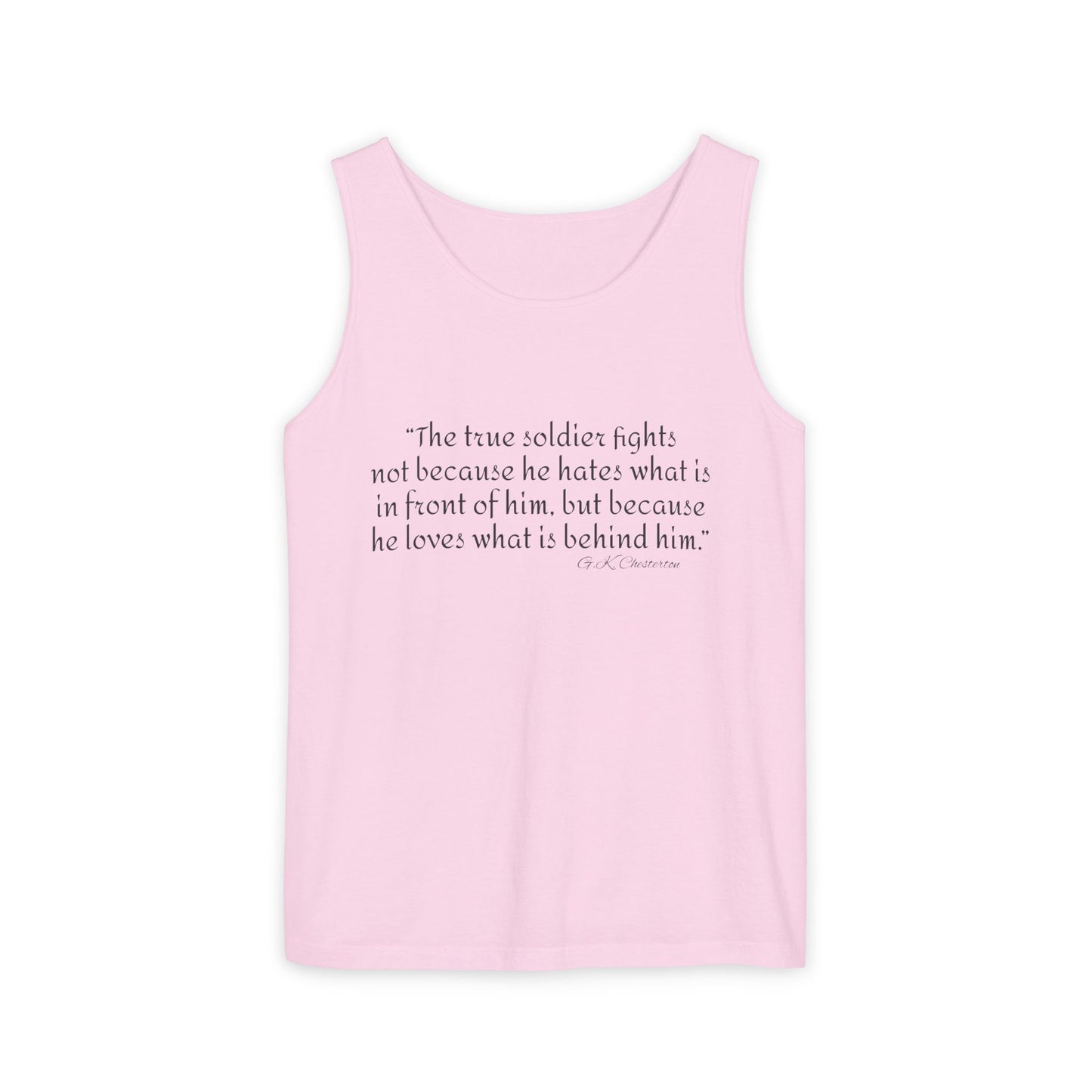 Inspirational Quote Tank Top for Men Women