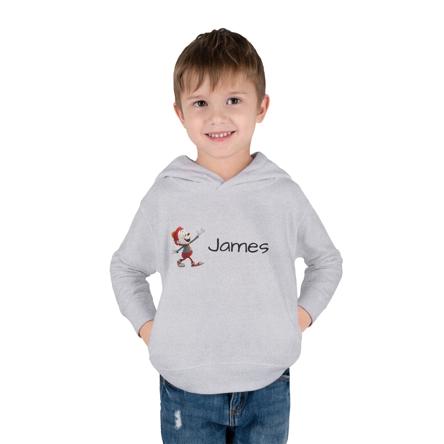 Personalized Toddler Hoodie with Customizable Name, Cozy Kids Pullover, Great for Birthdays, Playdates, Holidays, Gift Idea