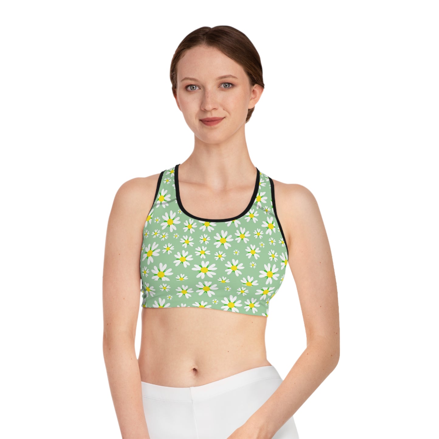 Floral Sports Bra, Activewear, Fitness Top, Workout Gear, Gym Wear, Spring Fashion