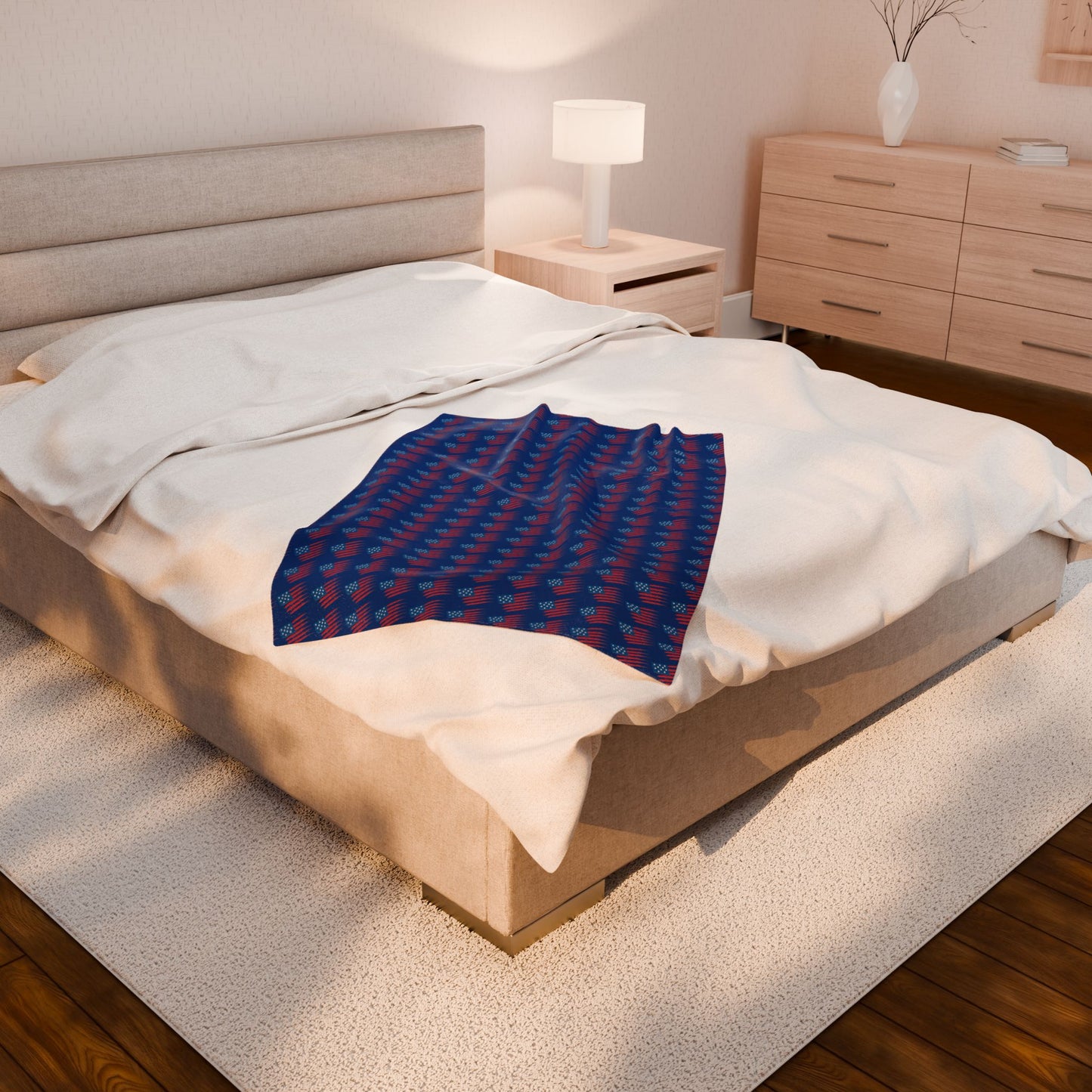 Cozy Velveteen Plush Blanket - Perfect for Home Decor, Gift for Friends, Cozy Night In, Soft Throw for Couch