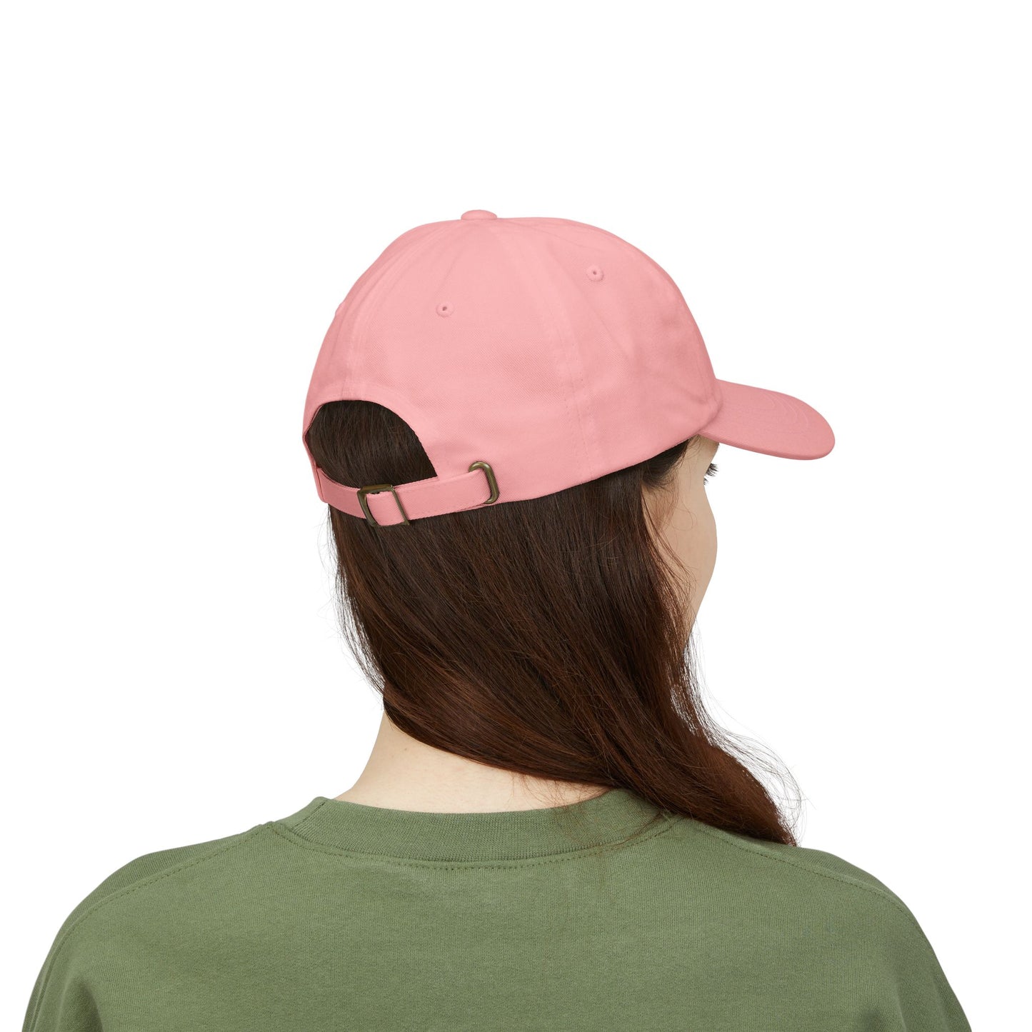 White Embroidered Classic Dad Cap - Casual Vintage Style, Perfect Gift for Father's Day, Summer Outings, Everyday Wear, Trendy Accessory