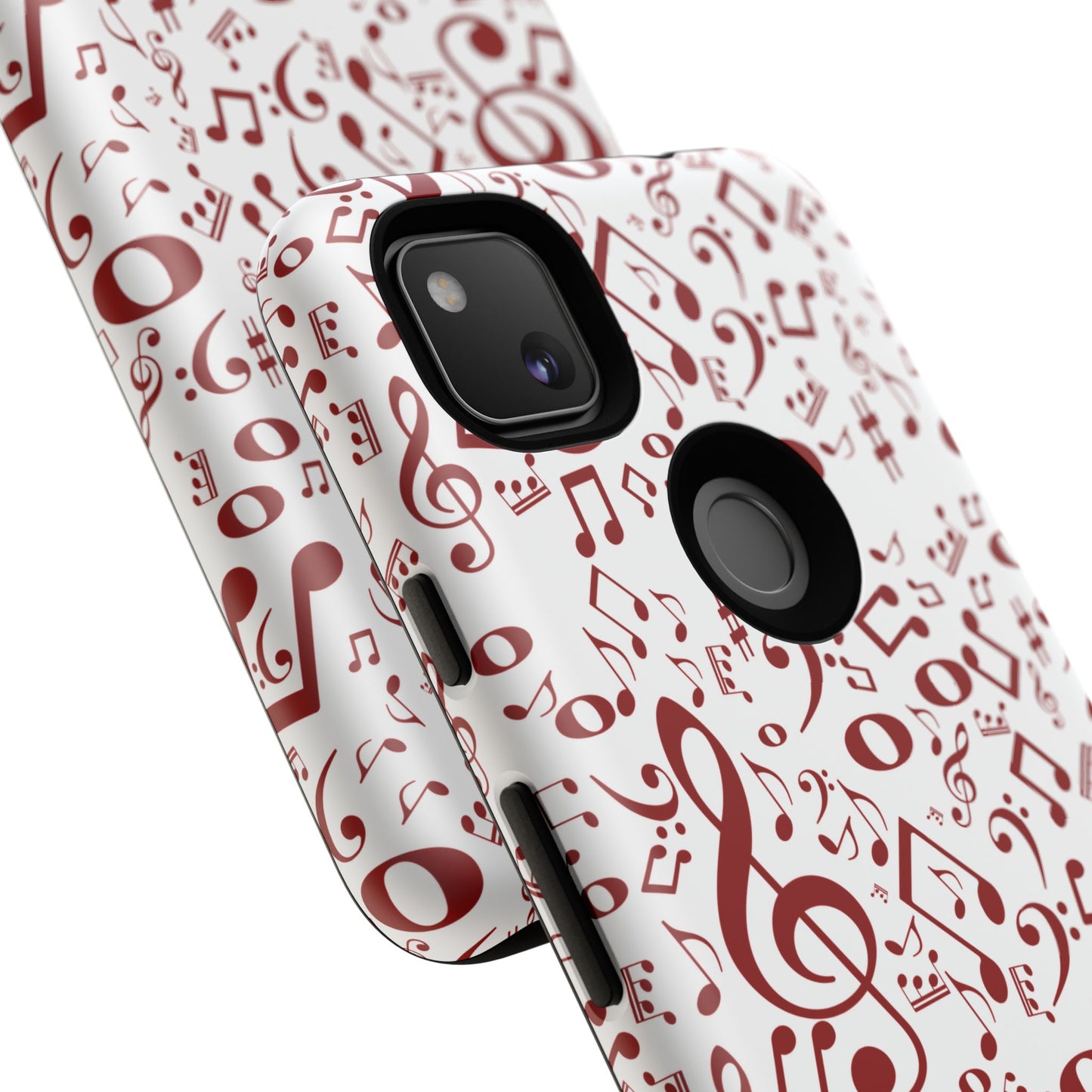Musical Note Phone Case, Tough iPhone Cover, Gift for Musicians, Customizable, Music Lover's Accessory, Durable Phone Protection