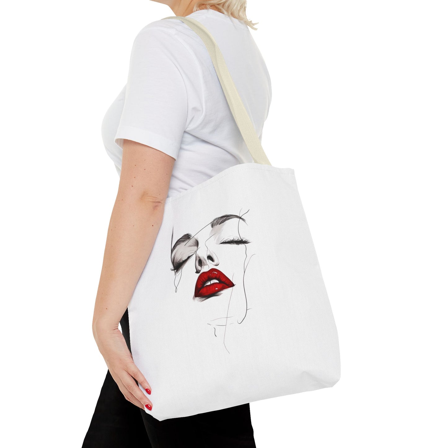 Chic Art Tote Bag, Fashion Tote, Stylish Handbag, Unique Gift, Art Lover’s Bag, Everyday Essentials, Casual Accessory