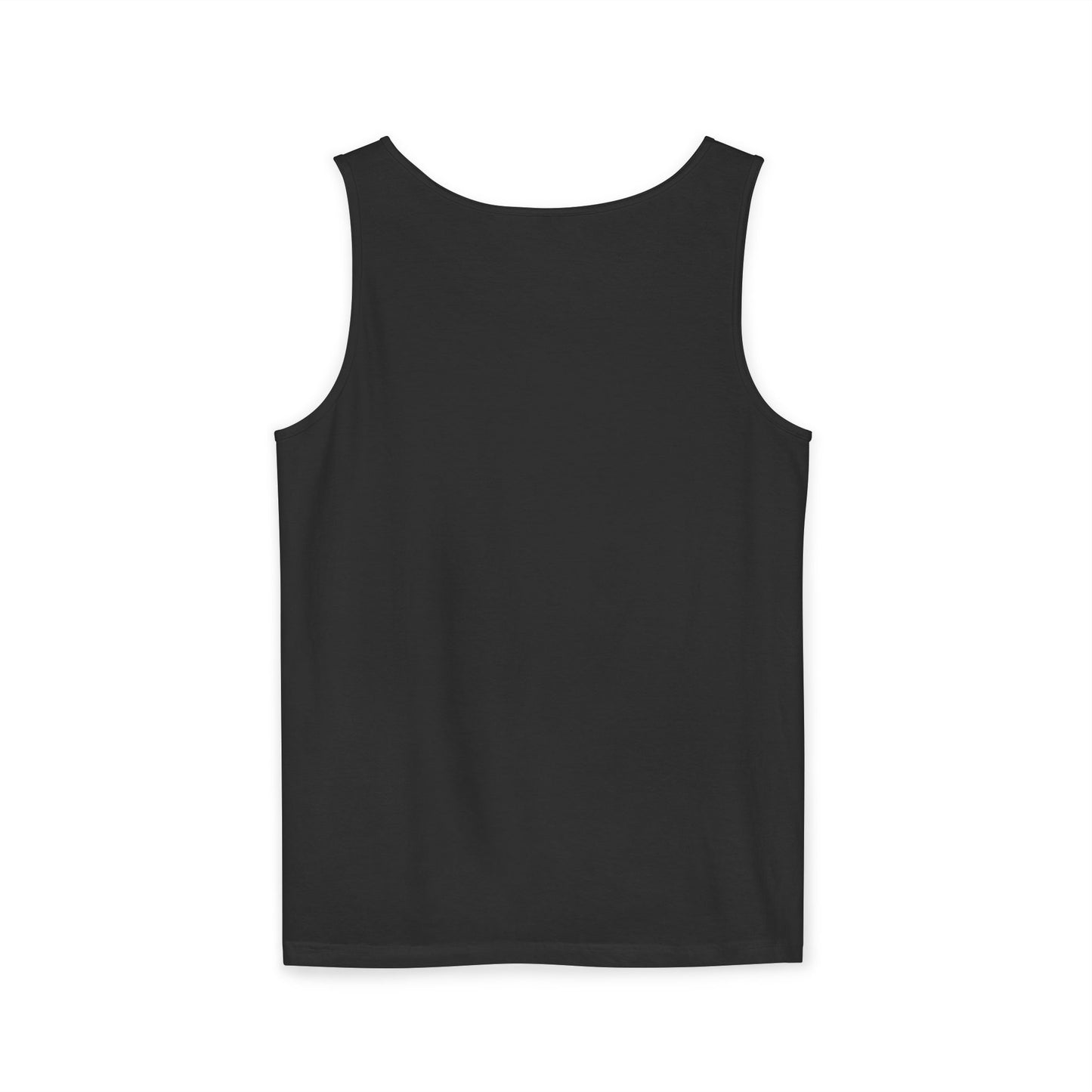 5-Star "WANTED" Garment-Dyed Tank Top, Unisex Summer Shirt, Gift for Him/Her, Trendy Casual Wear, Pool Party Outfit, Unique Graphic Tee