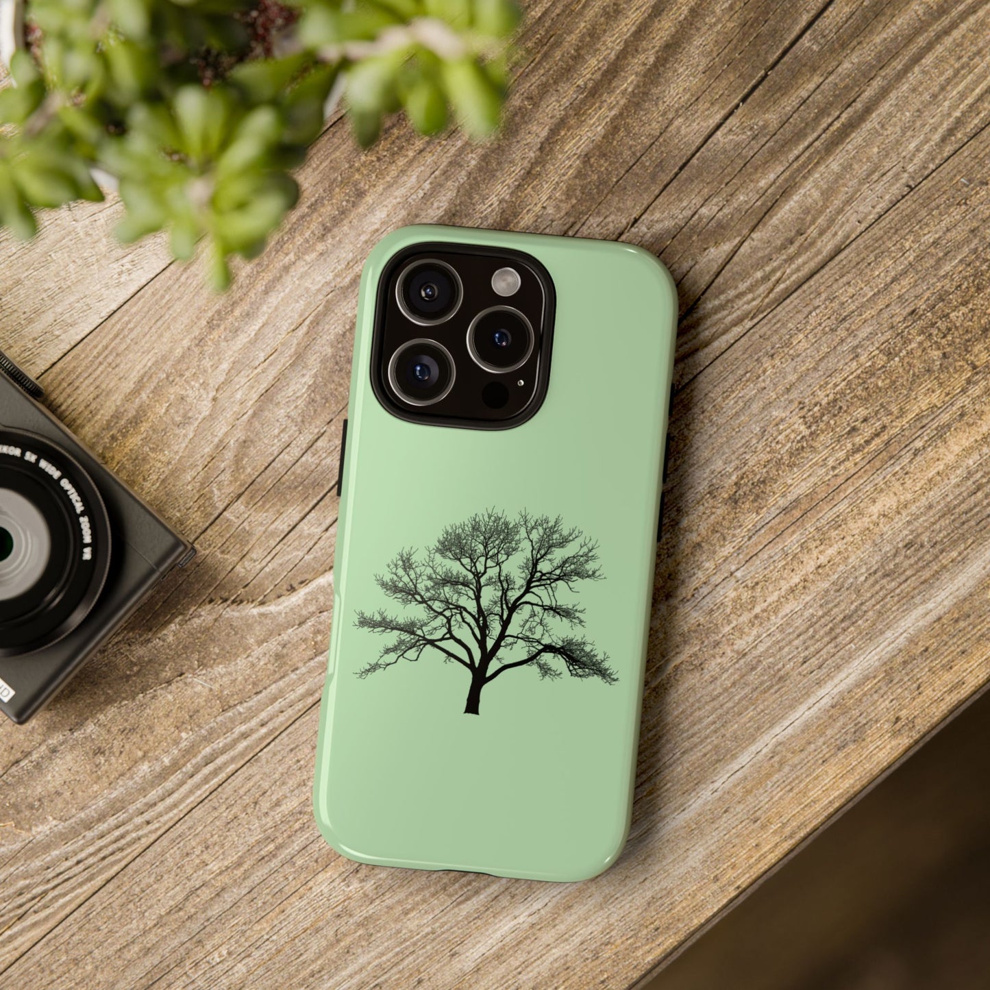 Minimalist Tree Phone Case, Nature-Inspired Phone Cover, Eco-Friendly Cell Phone Accessory, Perfect Gift for Nature Lovers