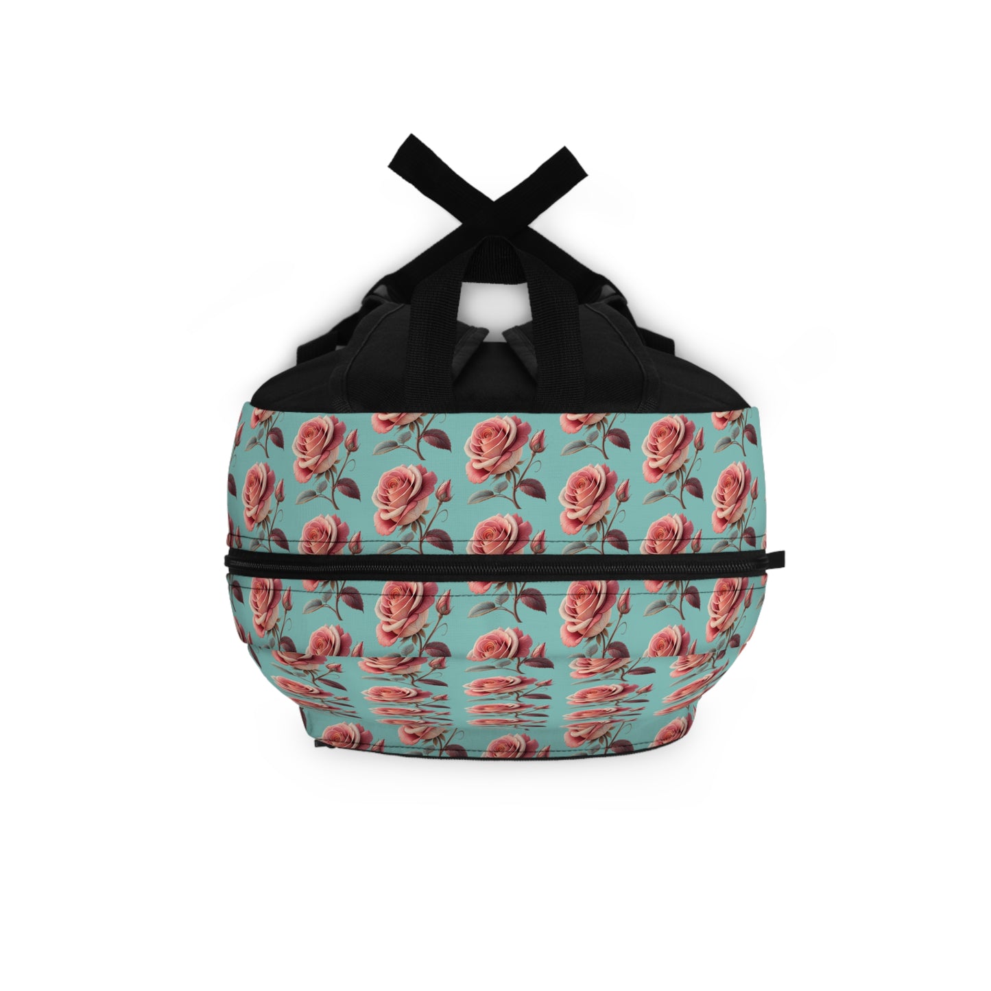 Floral Rose Pattern Backpack, Trendy School Bag, Cute Travel Rucksack, Stylish Accessories for Students, Ideal Gift for Her