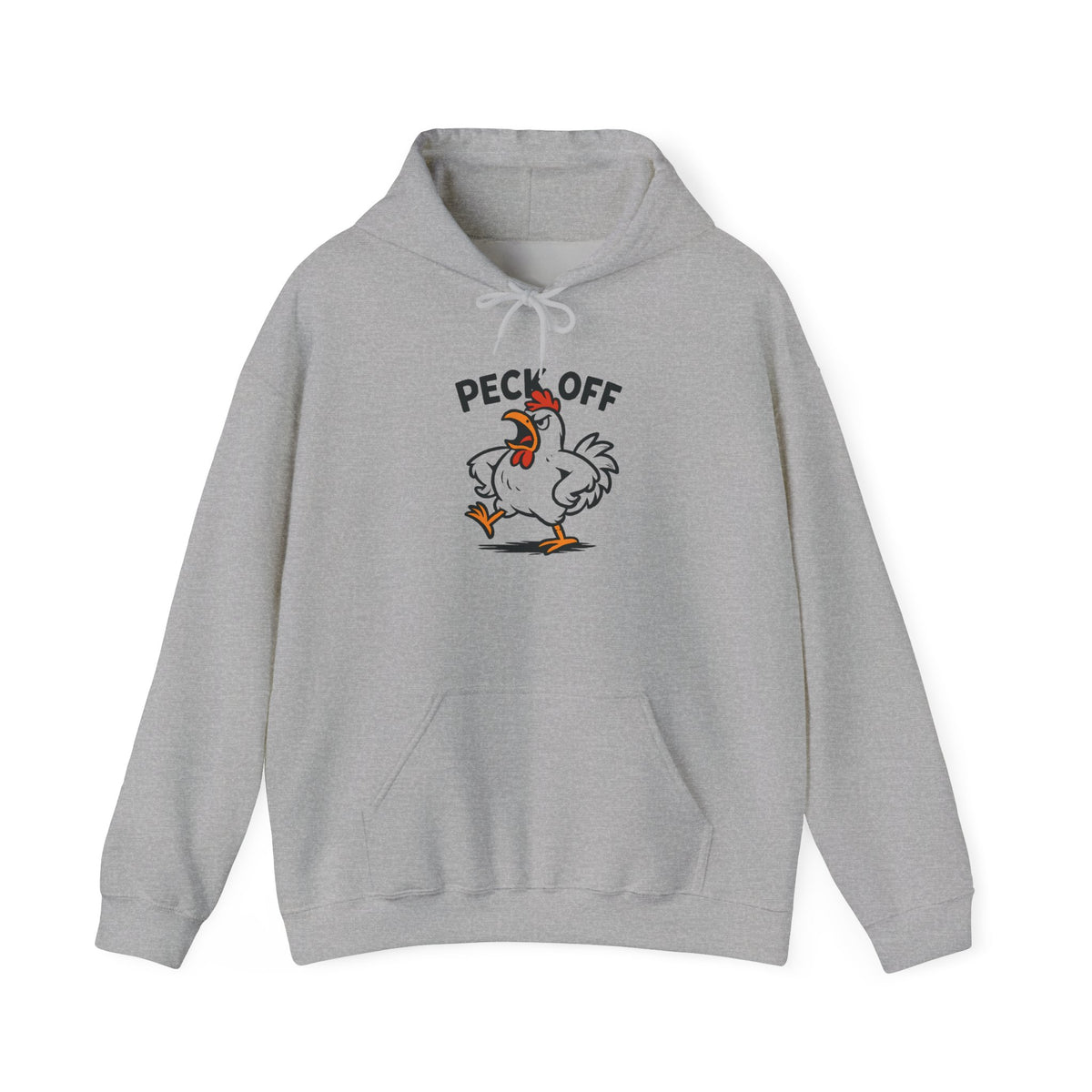 Peck Off Chicken Hoodie – Funny Graphic Poultry Sweatshirt