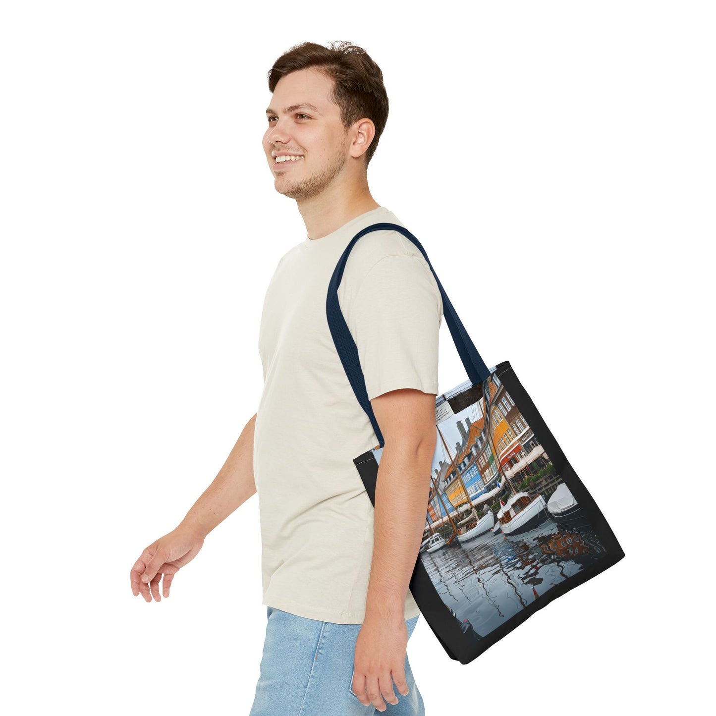 Charming Waterfront Tote Bag | Travel, Shopping,