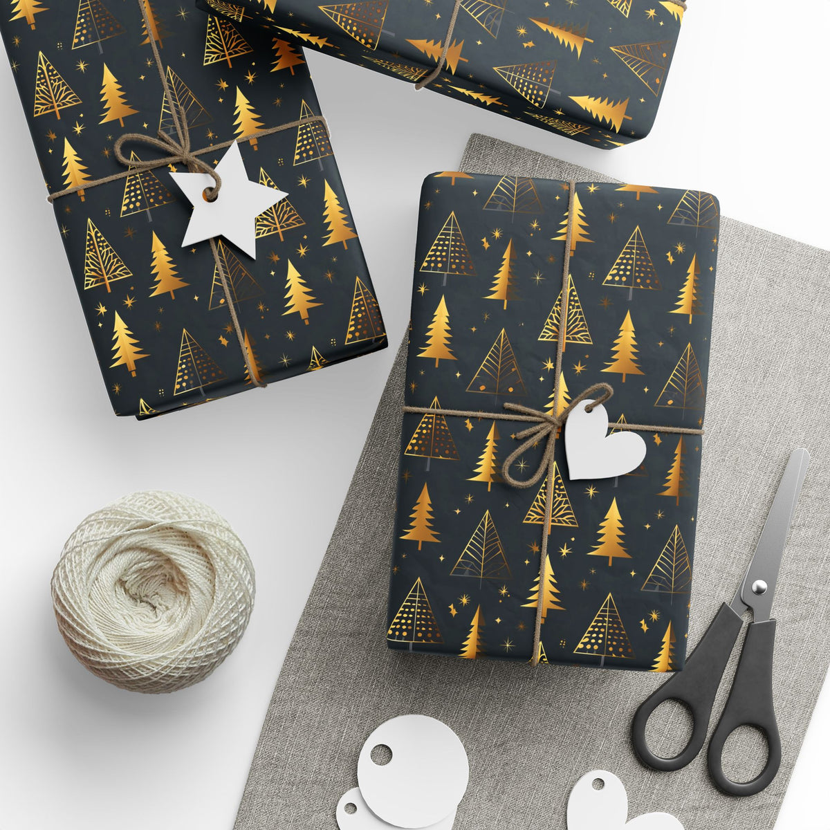 Elegant Holiday Wrapping Paper | Gift Wrap for Christmas, Birthdays, Parties, Eco-Friendly Gift Packaging, Festive Celebration Wrap