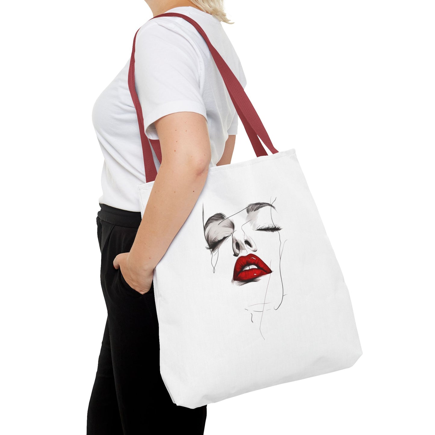 Chic Art Tote Bag, Fashion Tote, Stylish Handbag, Unique Gift, Art Lover’s Bag, Everyday Essentials, Casual Accessory