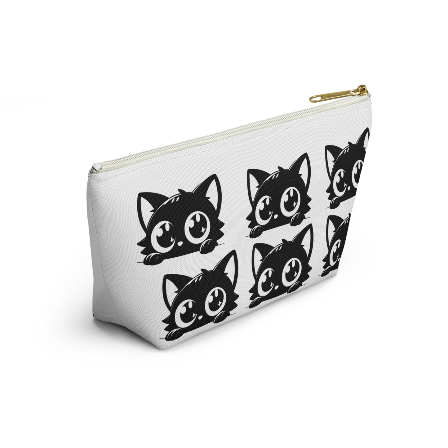 Cute Cat Accessory Pouch, Makeup Bag, Zipper Pouch, Gift for Cat Lovers, Organizer for School, Travel Essentials