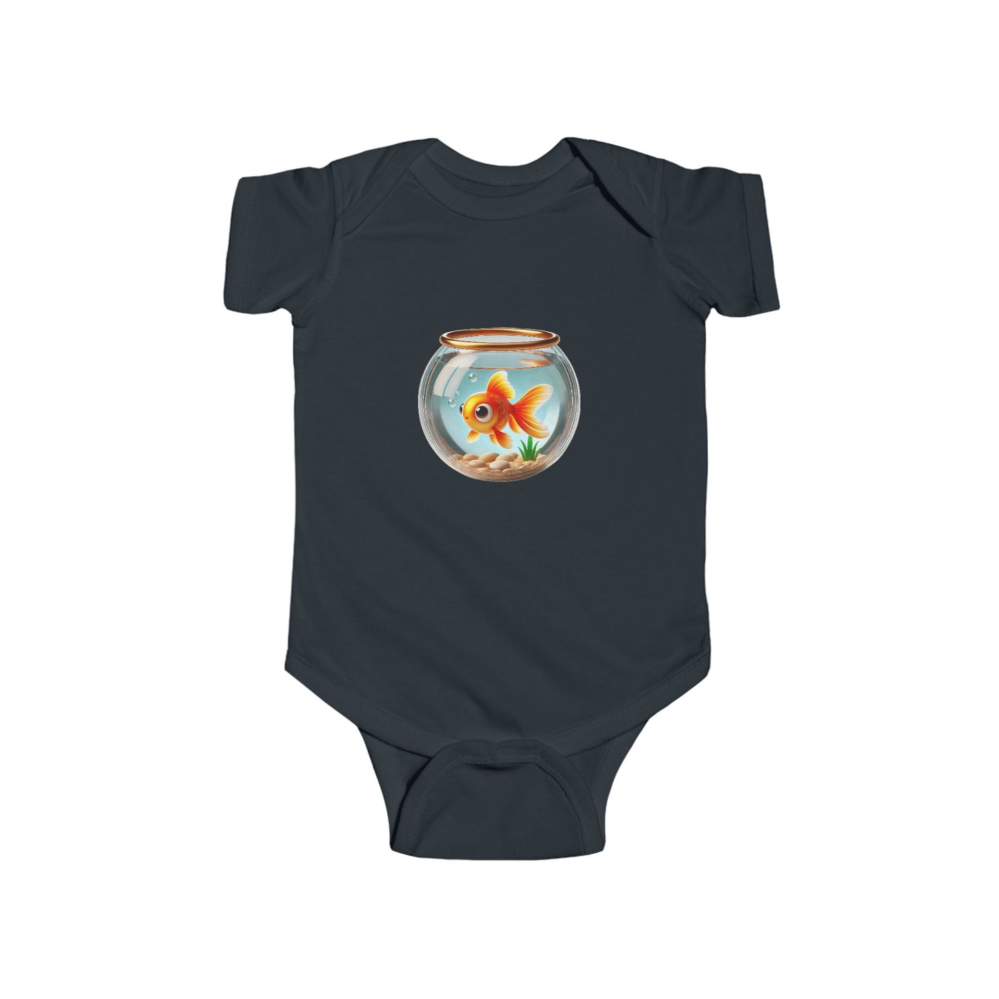 Cute Goldfish Baby Bodysuit, Infant Fish Costume, Fun Baby Shower Gift, Adorable Daily Wear, Cute Animal Clothing