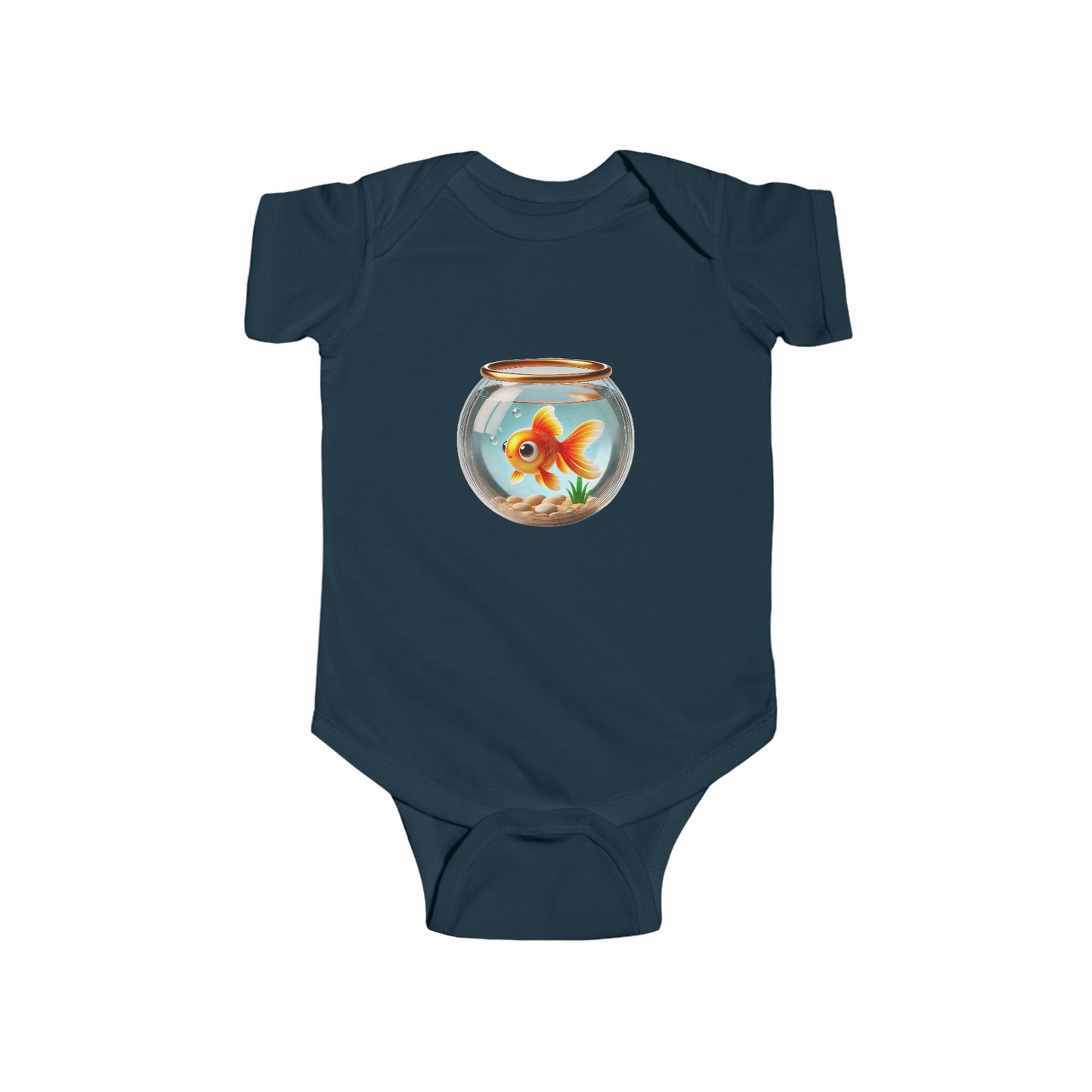 Cute Goldfish Baby Bodysuit, Infant Fish Costume, Fun Baby Shower Gift, Adorable Daily Wear, Cute Animal Clothing