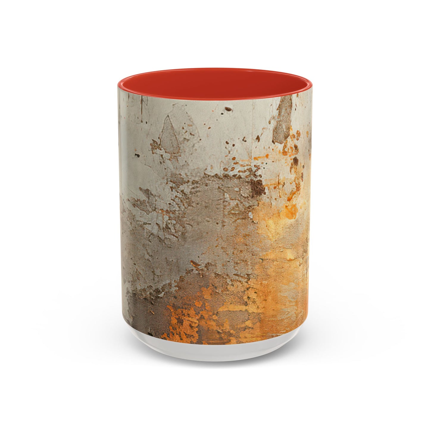 Rustic Accent Coffee Mug, Unique Artistic Mug