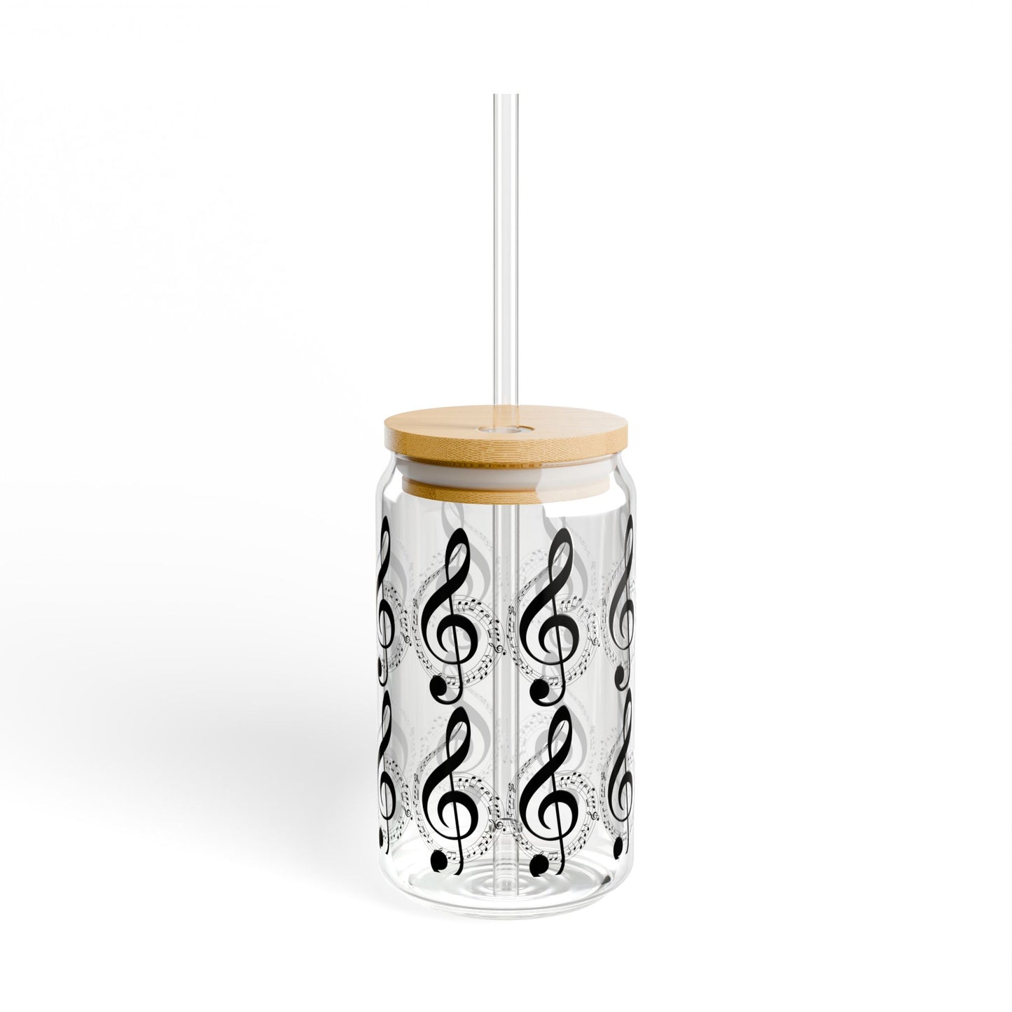 Musical Notes Sipper Glass, Perfect for Music Lovers, Gifts for Musicians